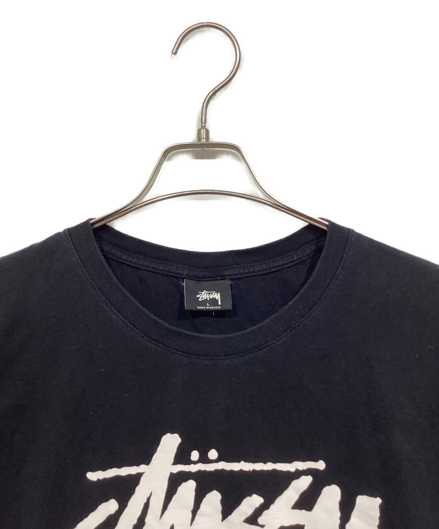 大人気】ステューシービックロゴプリントTシャツ ビックシルエット黒 