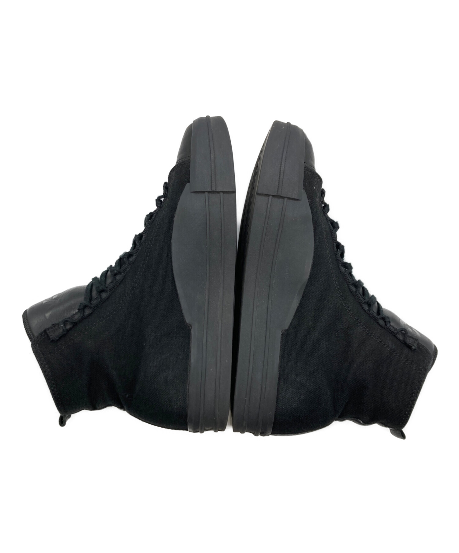 中古・古着通販】Y-3 (ワイスリー) ロゴハイカットスニーカー ブラック
