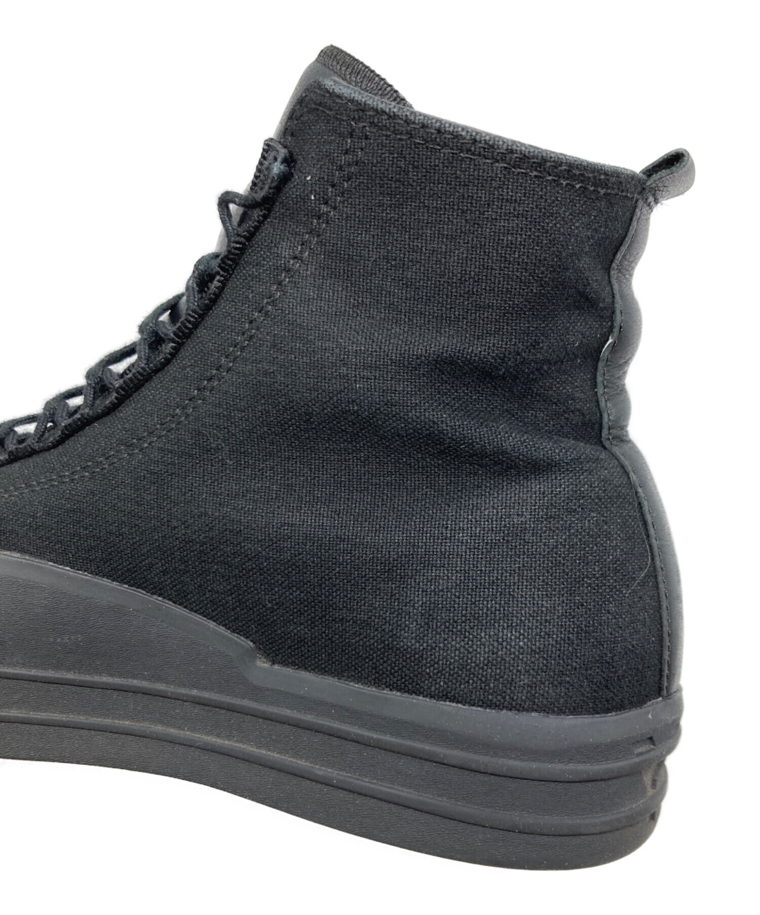 中古・古着通販】Y-3 (ワイスリー) ロゴハイカットスニーカー ブラック