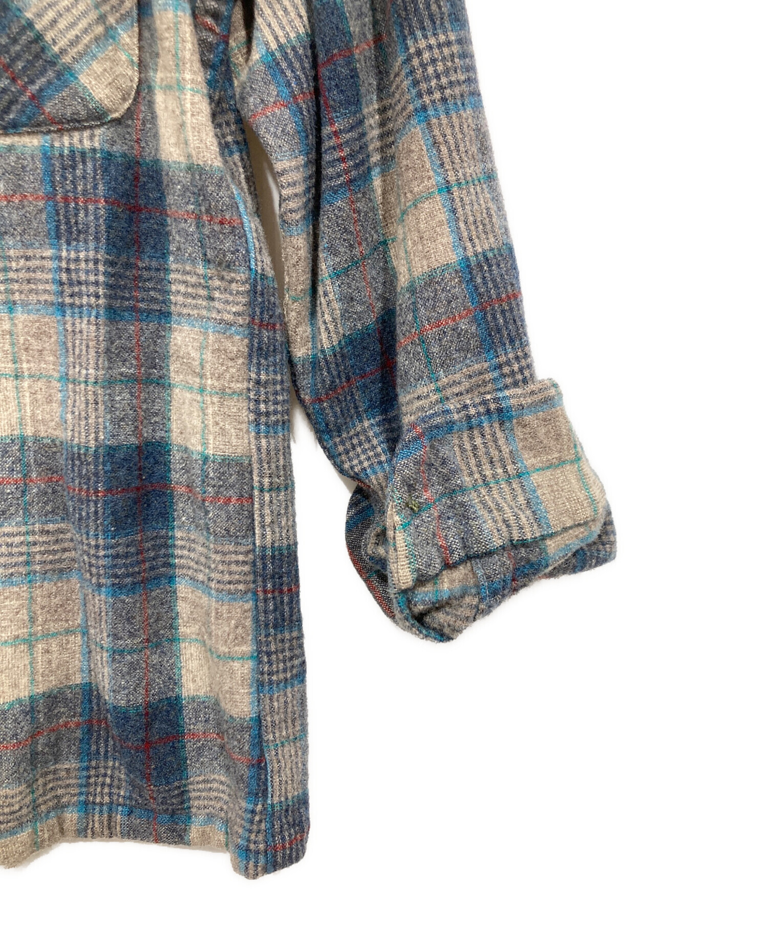 Pendleton 長袖ネルシャツ M 青系チェック 中古・古着通販】PENDLETON (ペンドルトン) ボードシャツ / チェック