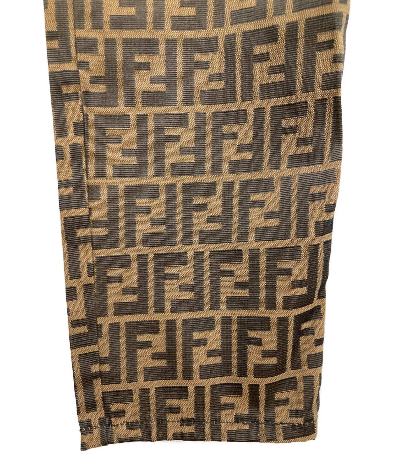 中古・古着通販】FENDI (フェンディ) ズッカ柄パンツ ブラック