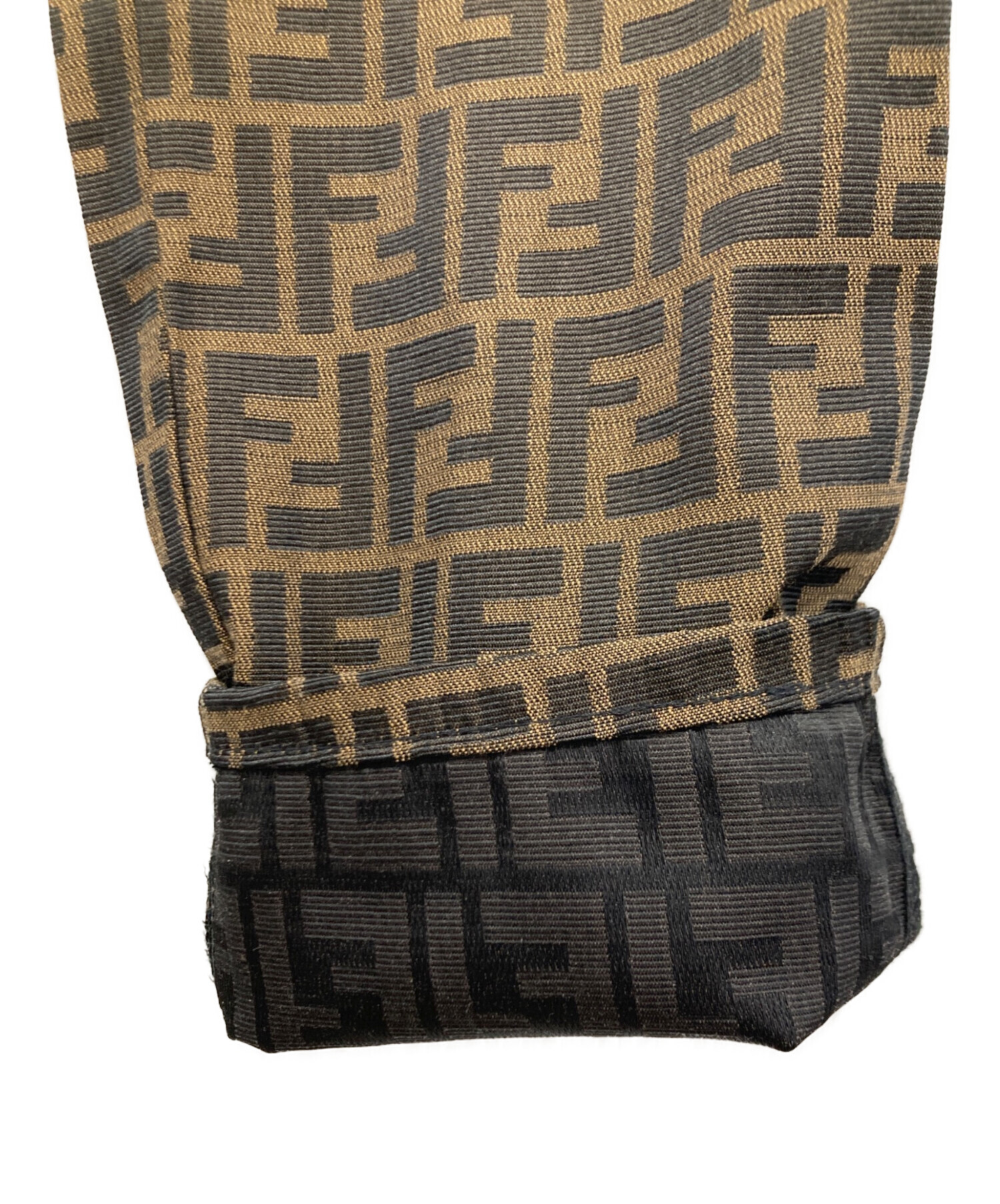 FENDI ズッカ柄 ブラウン パンツ 新品タグ付き 希少 中古・古着通販】FENDI (フェンディ) ズッカ柄パンツ ブラック
