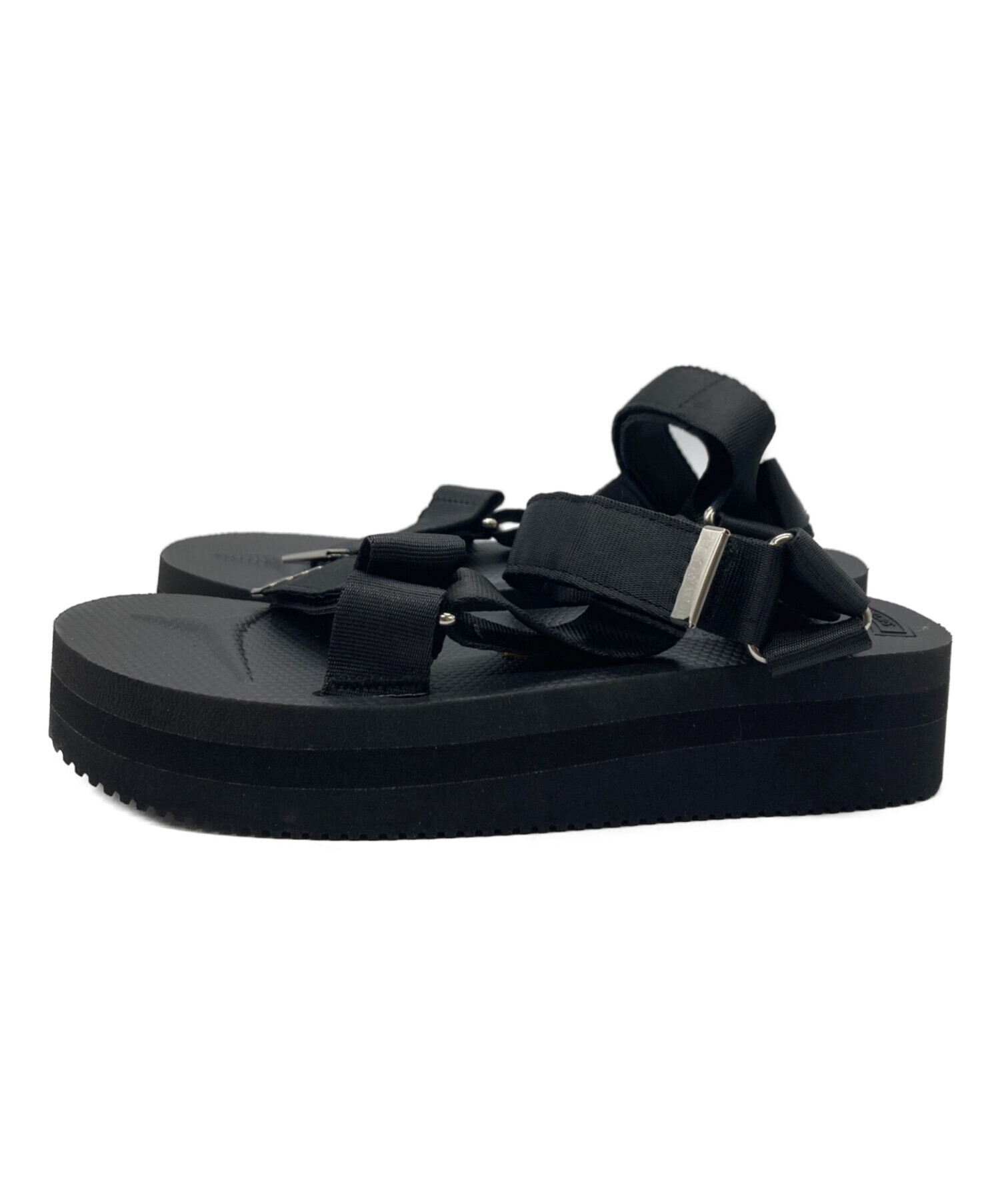 中古・古着通販】suicoke (スイコック) グログランサンダル ブラック
