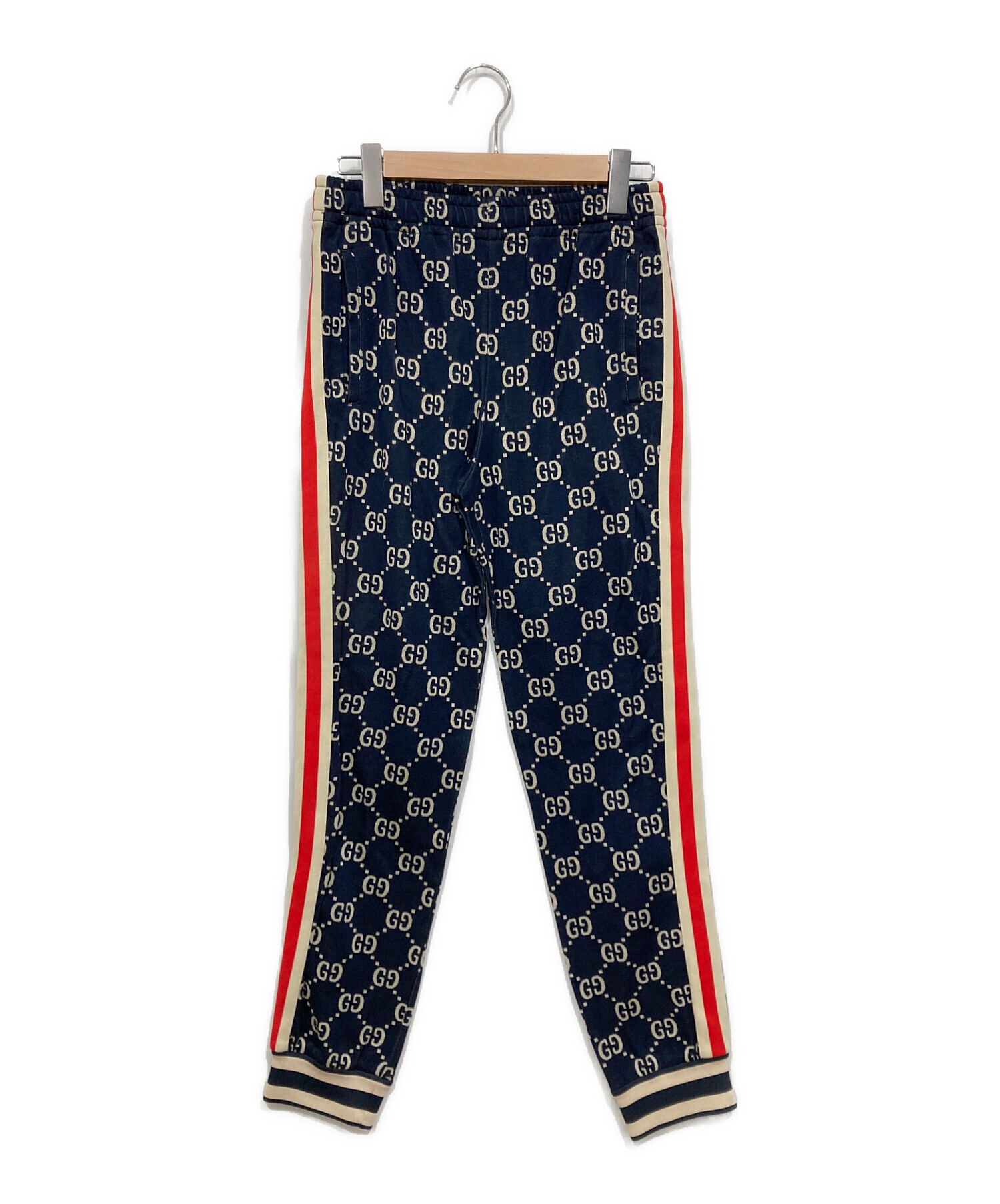 GUCCI トラックパンツ 中古・古着通販】GUCCI (グッチ) GGジャガードジョグトラックパンツ