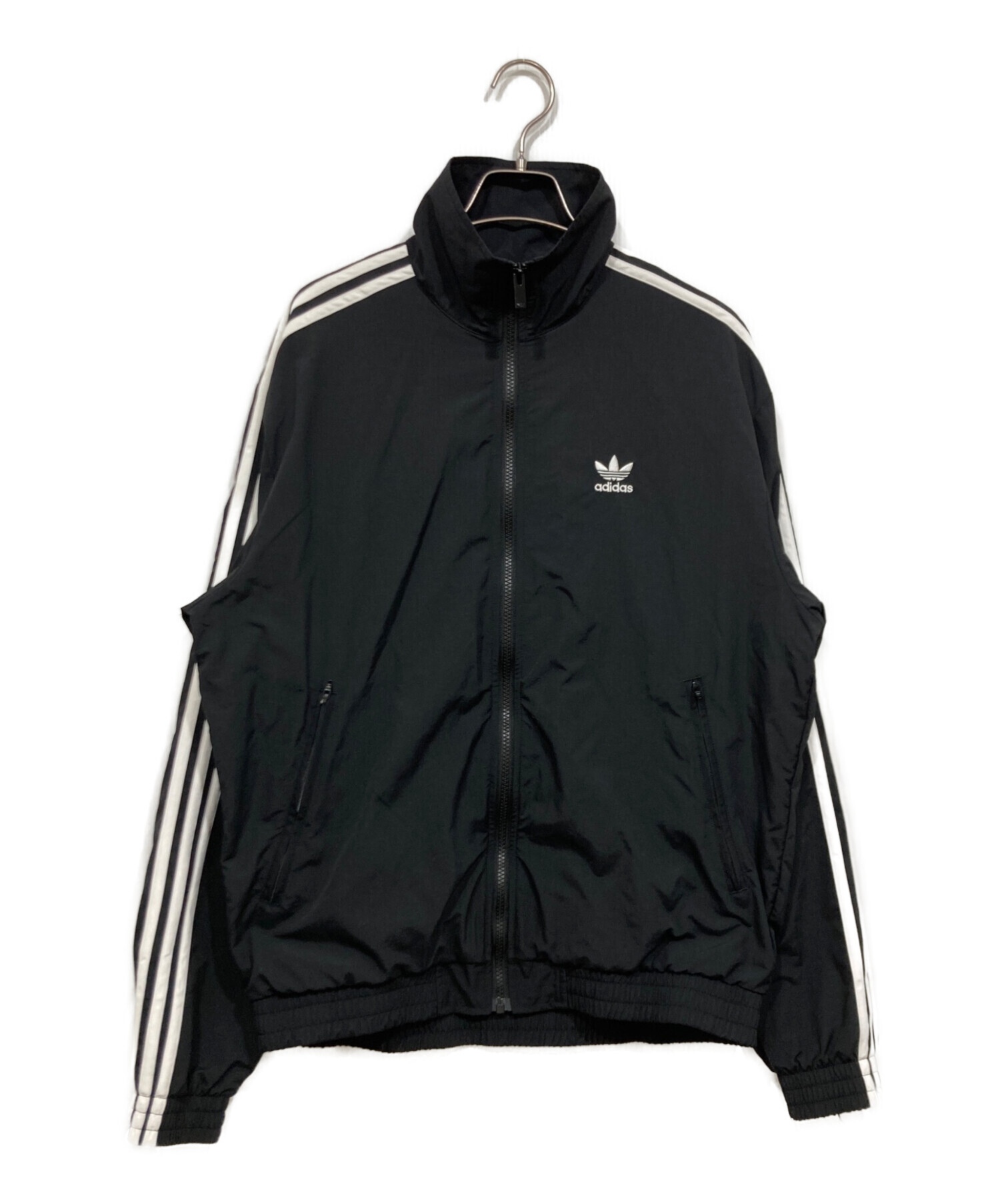 古着  アディダス トラックジャケット ブラック ファイヤーバード 中古・古着通販】adidas (アディダス) ウーブン ファイヤーバード