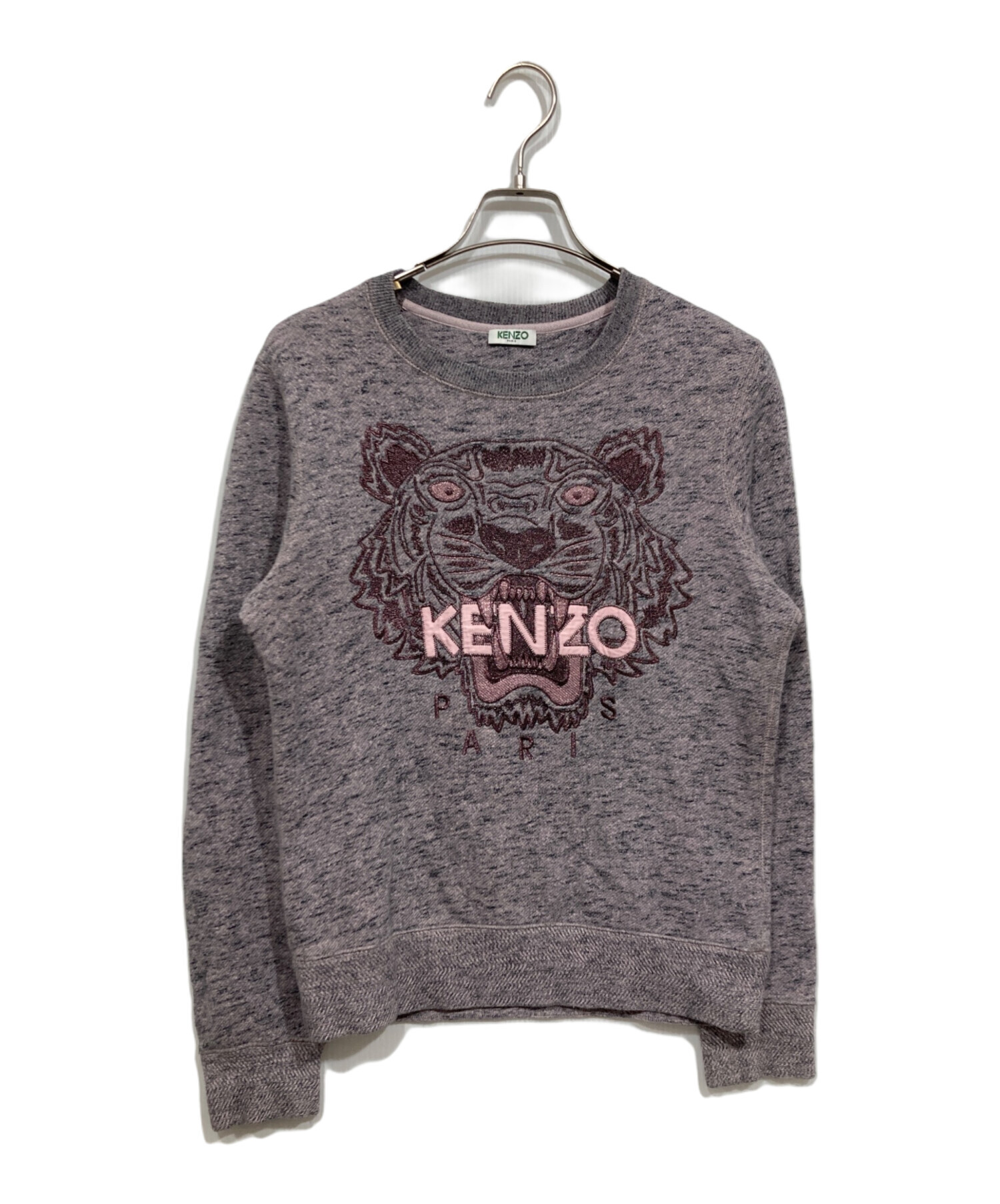 中古・古着通販】KENZO (ケンゾー) タイガー刺繍スウェット ピンク