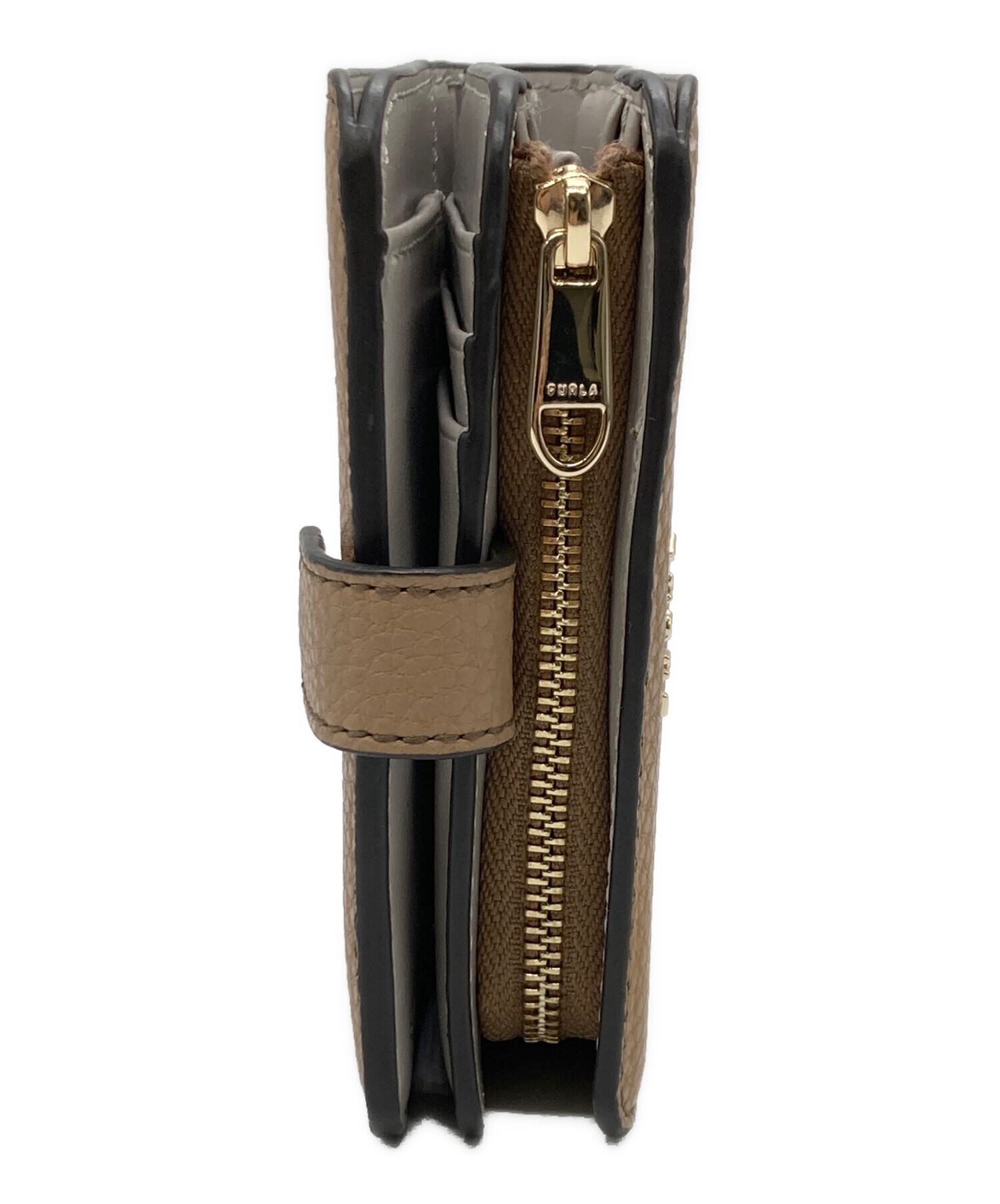 中古・古着通販】FURLA (フルラ) 2つ折り財布 ブラウン｜ブランド