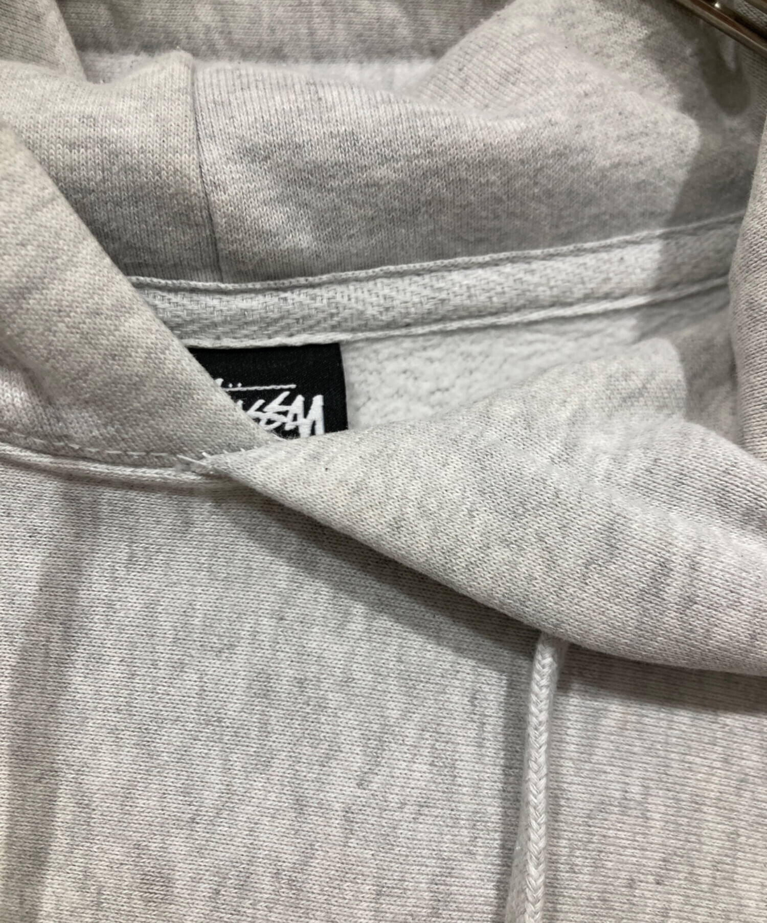 中古・古着通販】stussy (ステューシー) プルオーバーパーカー グレー