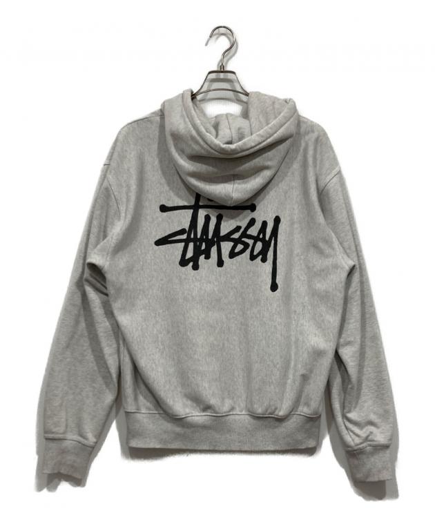 old stussy アメ製　パーカー　グレー 中古・古着通販】stussy (ステューシー) プルオーバーパーカー グレー