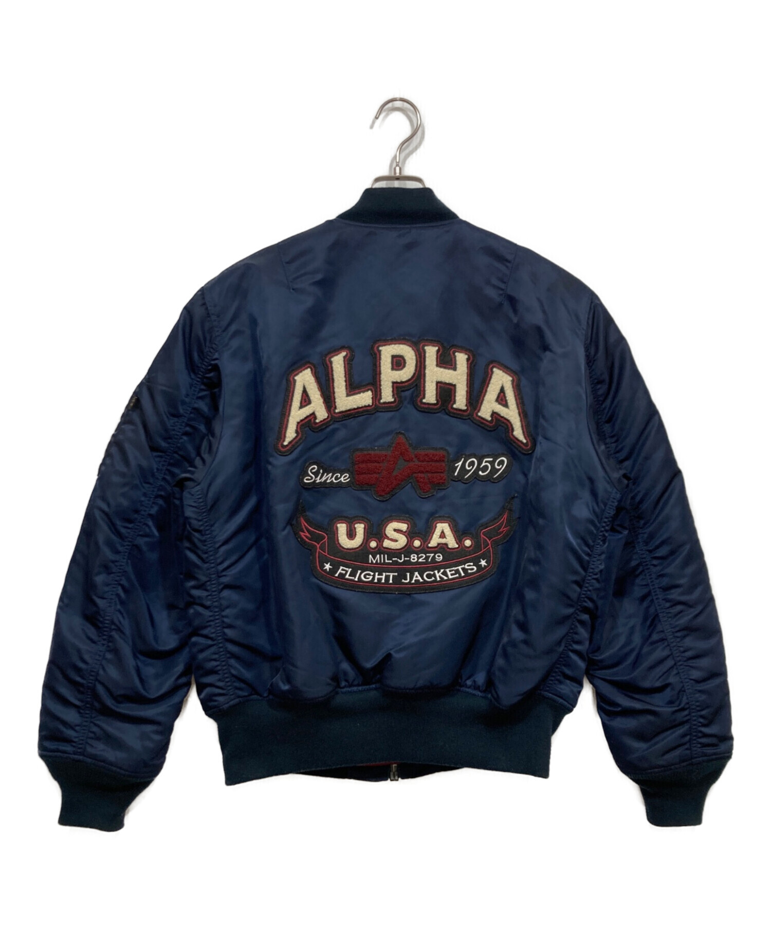 アルファインダストリーズ フライトジャケット MA-1 Lサイズ　古着 中古・古着通販】ALPHA INDUSTRIES (アルファインダストリーズ) MA-1
