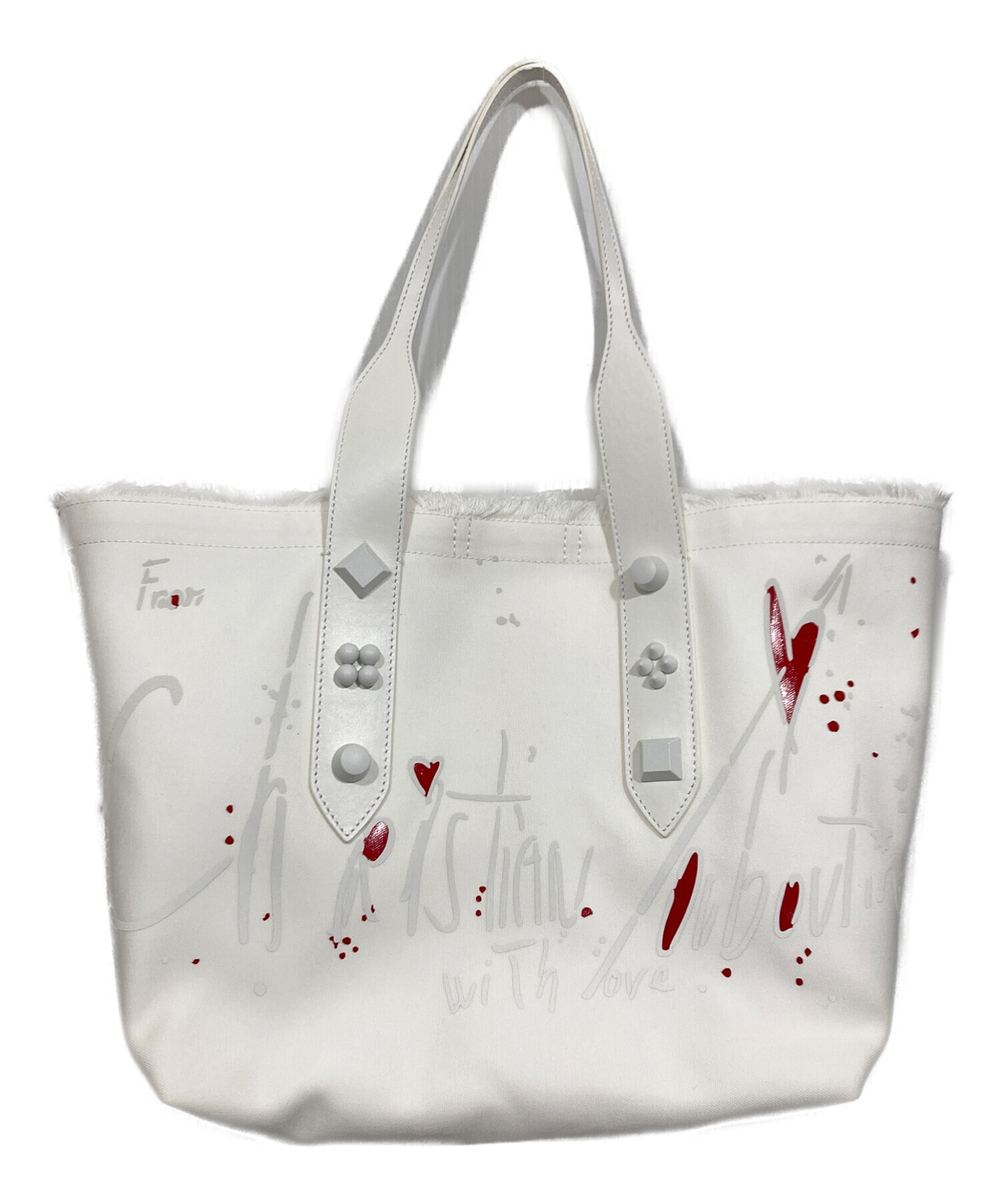 ル*ル様 クリスチャンルブタン　レザー トートバッグ 中古・古着通販】Christian Louboutin (クリスチャン・ルブタン
