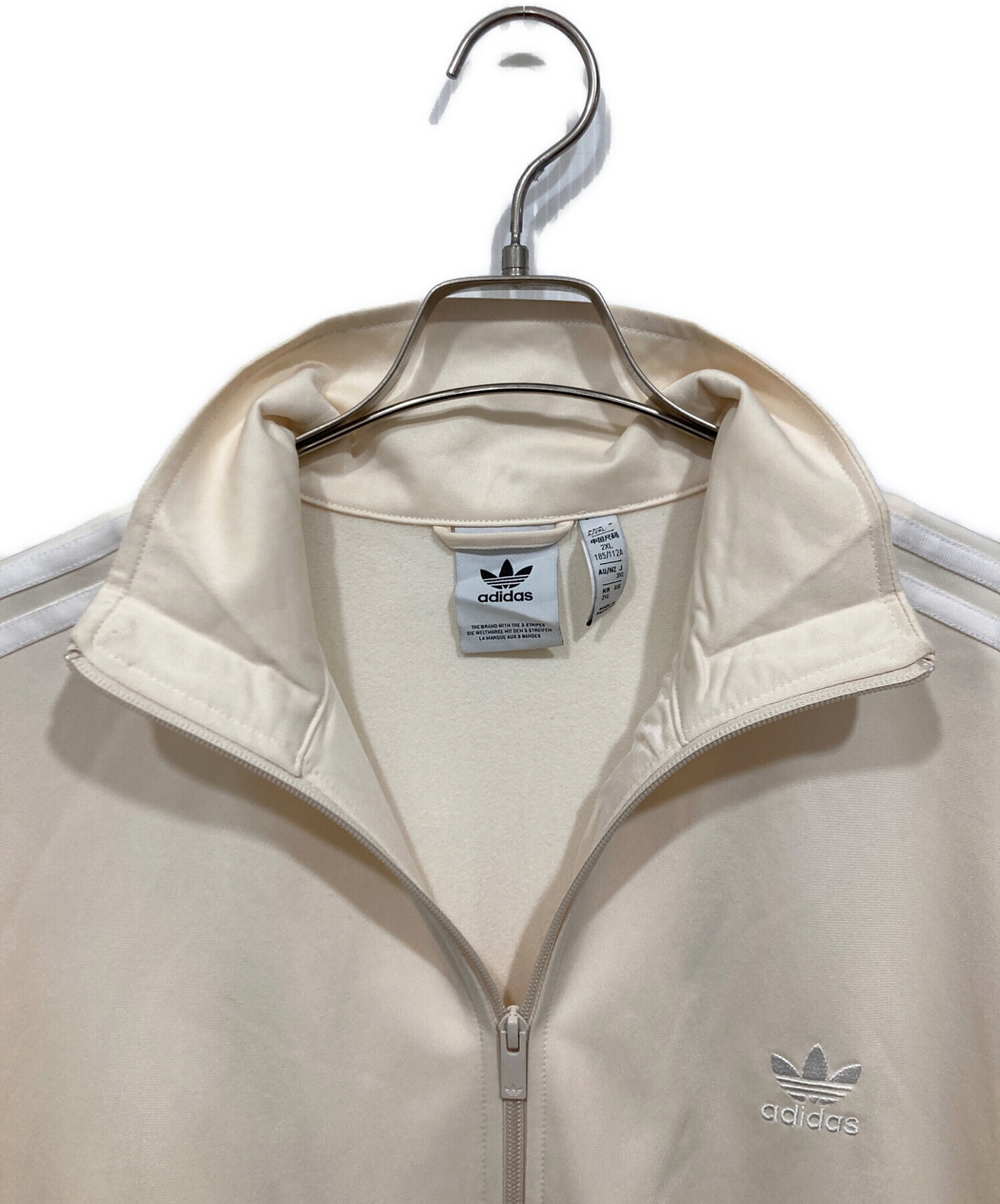 中古・古着通販】adidas (アディダス) トラックジャケット ホワイト