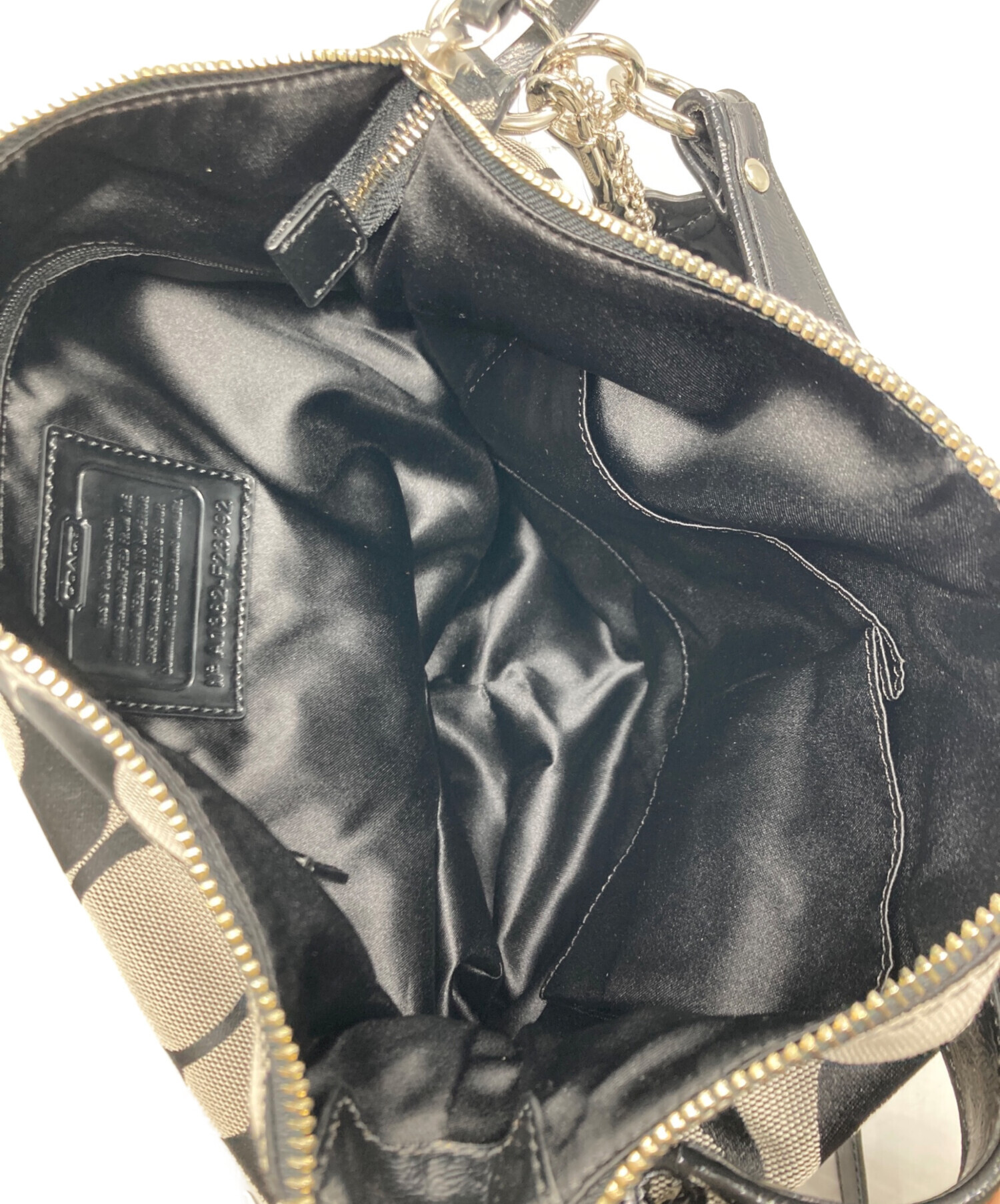 中古・古着通販】COACH (コーチ) 2WAYショルダーバッグ グレー