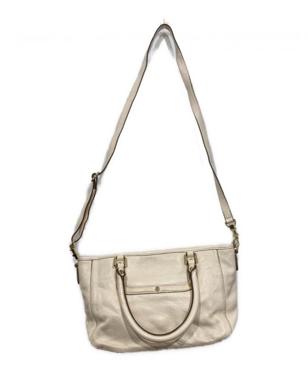 TORY BURCH トリーバーチ 2WAYバッグ 中古・古着通販】TORY BURCH (トリーバーチ) 2WAYバッグ アイボリー