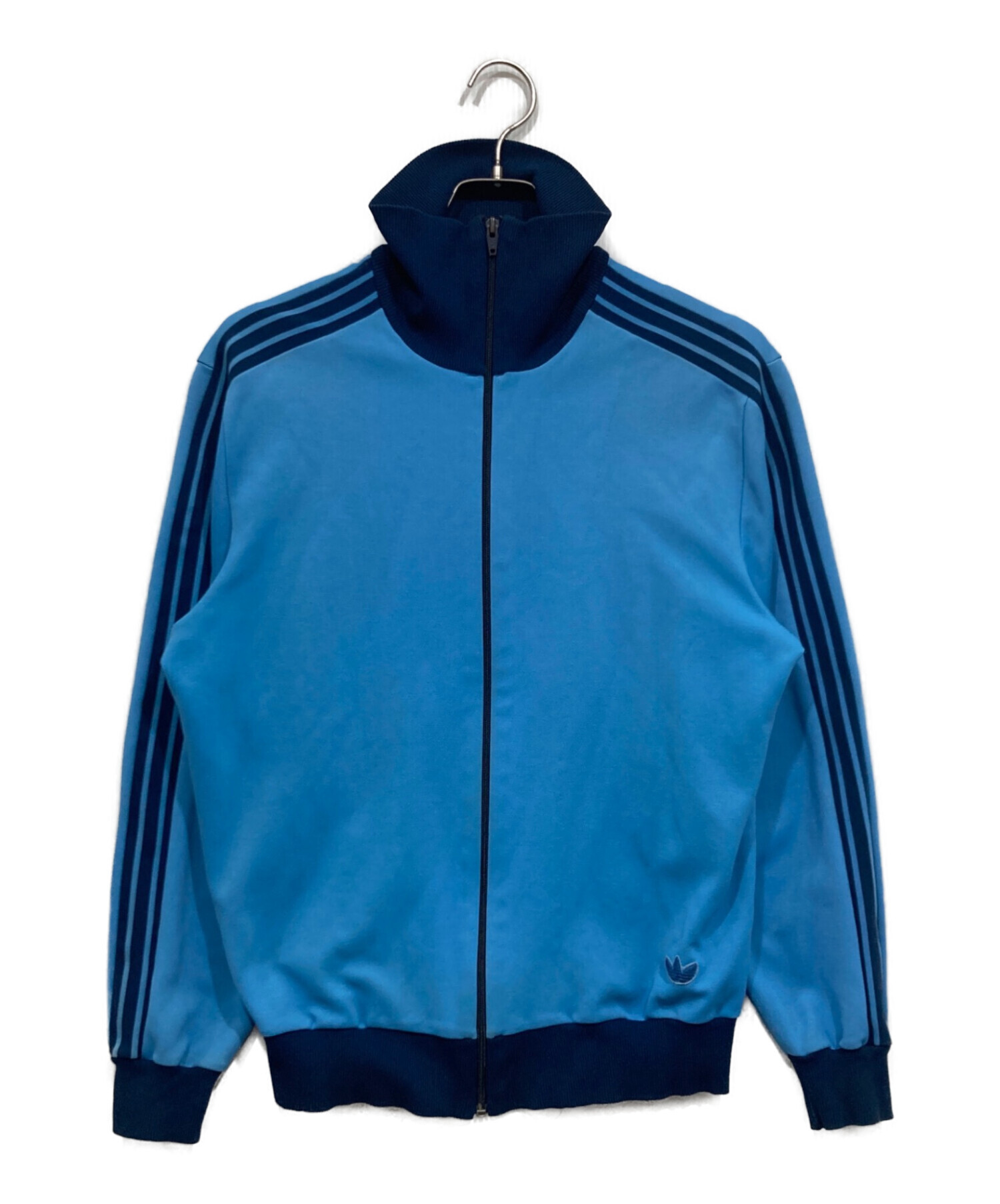 80s  トラックジャケット ブルー デサント製 サイズ4 M相当 中古・古着通販】adidas (アディダス) トラックジャケット/デサント