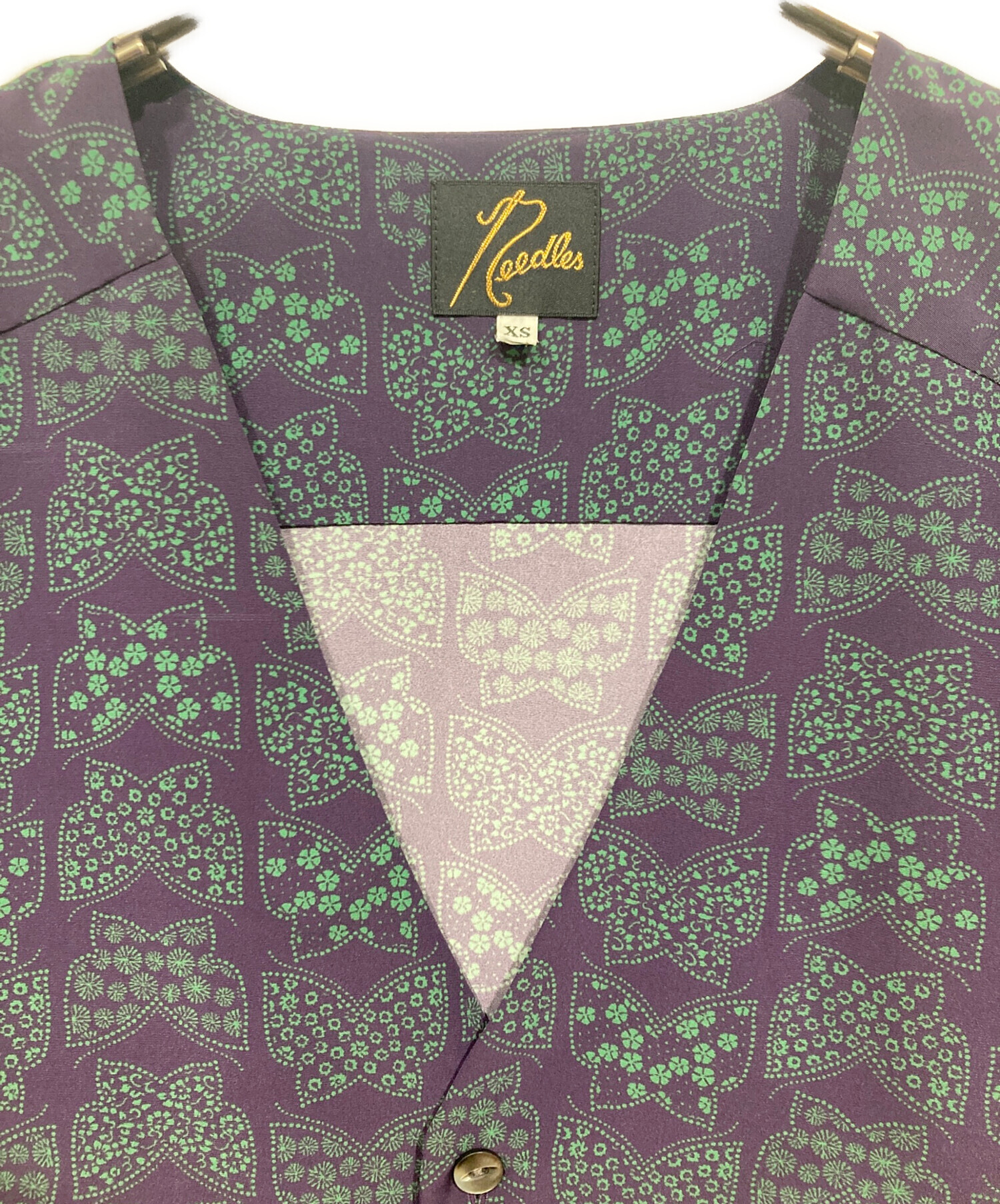 中古・古着通販】Needles (ニードルズ) V Neck Shirt / Vネックシャツ