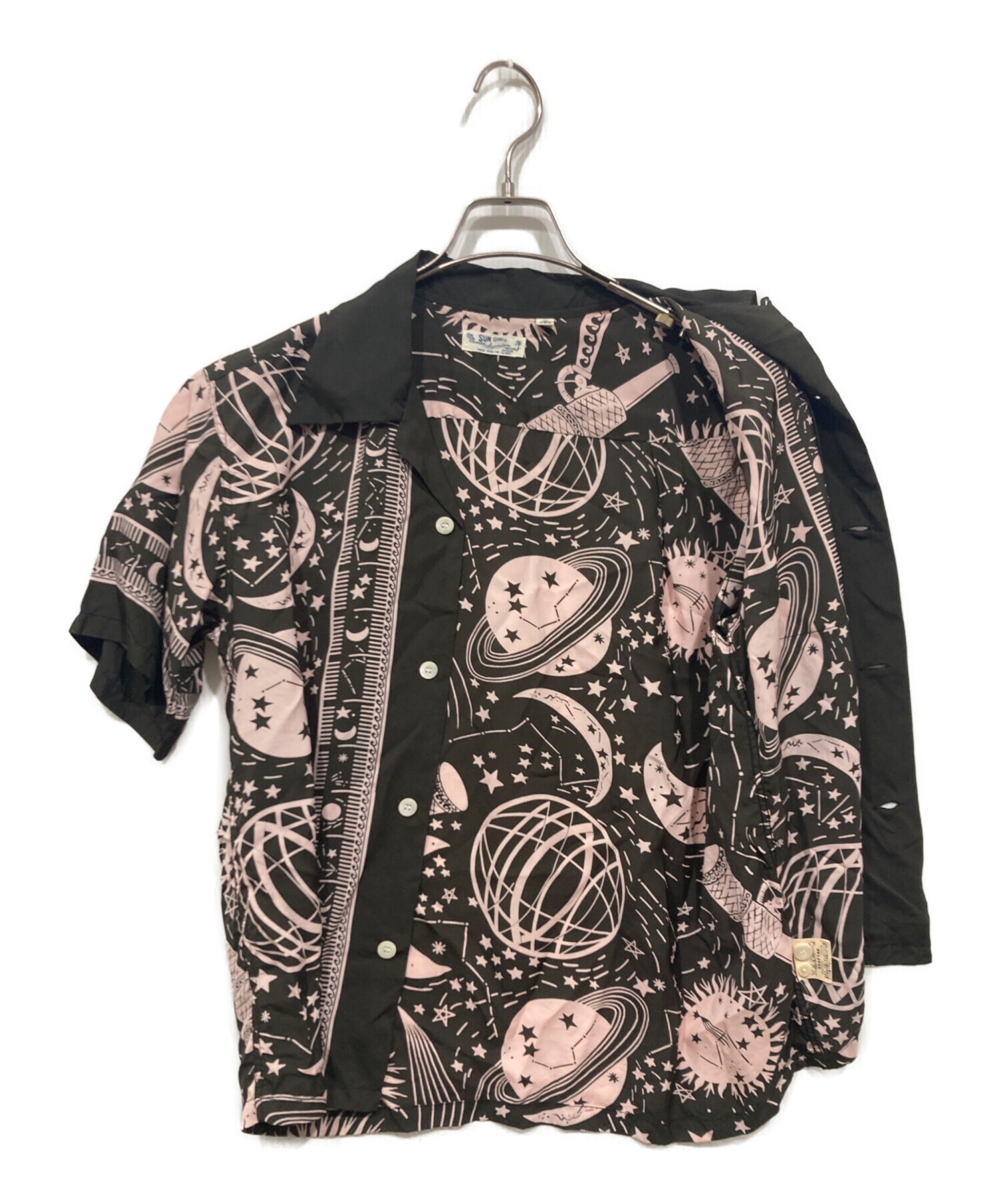 【箱つき】SUN SURFアロハシャツ S 古着 中古・古着通販】Sun Surf (サンサーフ) アロハシャツ グレー×ピンク