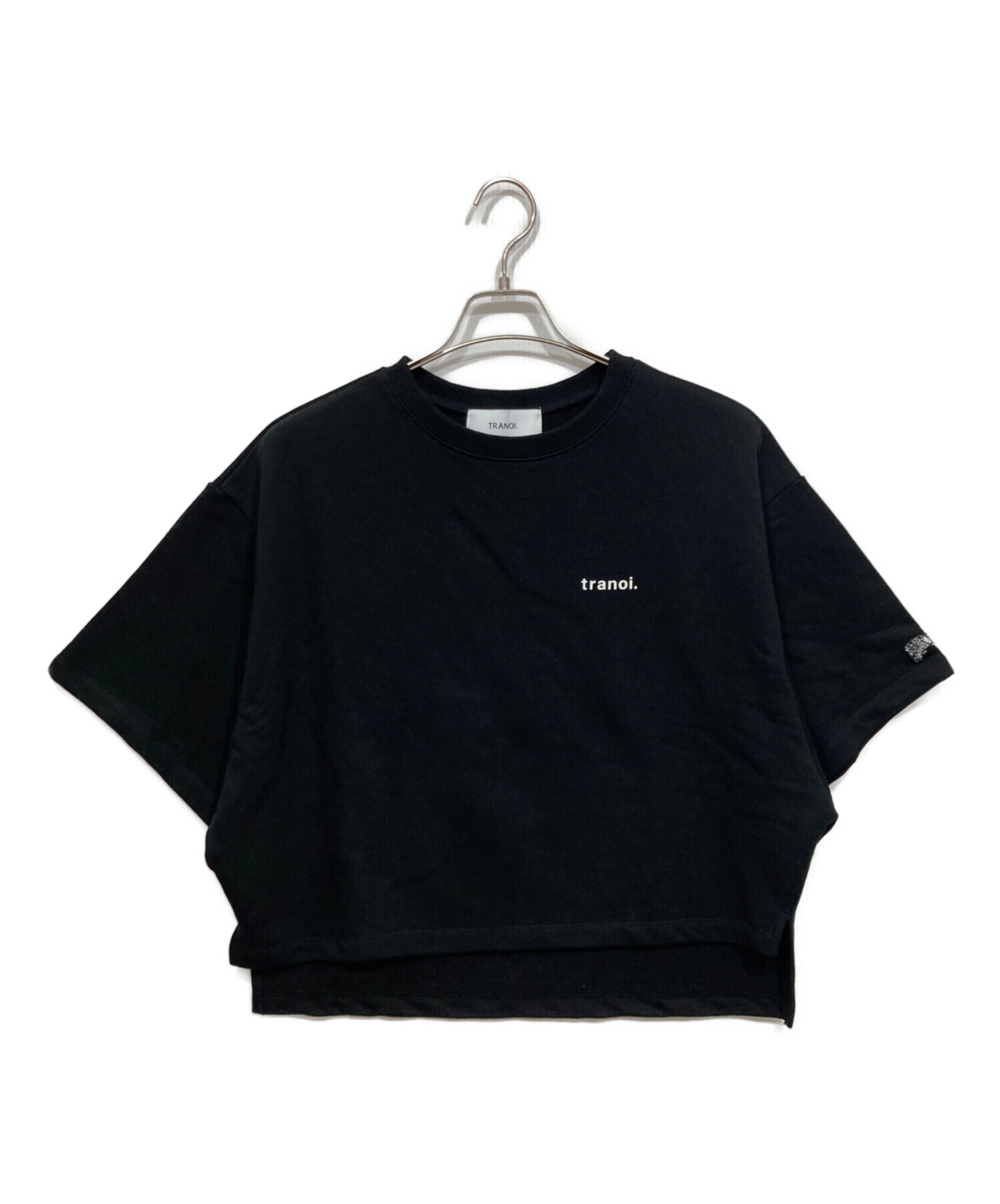 中古・古着通販】TRANOI (トラノイ) トラ刺繍半袖スウェット ブラック