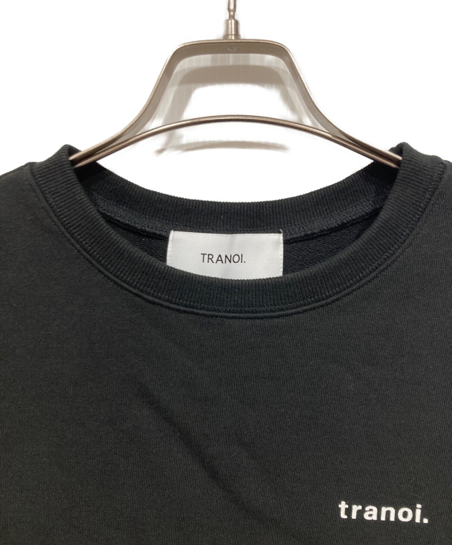 中古・古着通販】TRANOI (トラノイ) トラ刺繍半袖スウェット ブラック