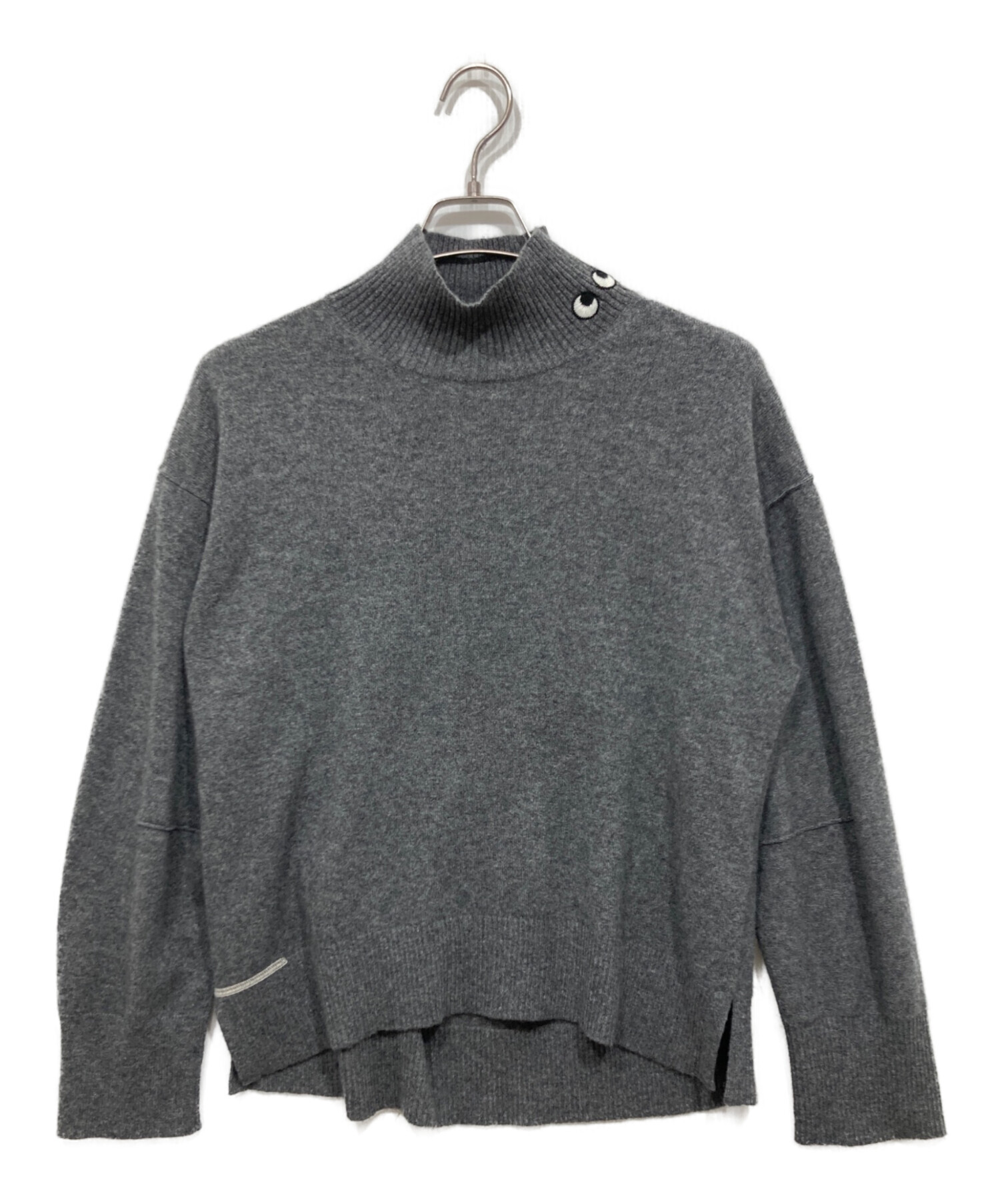 【新品未使用】ユニクロ アニヤハインドマーチ カシミヤセーター S グレー 中古・古着通販】UNIQLO (ユニクロ) ANYA HINDMARCH (アニヤ・ハインド