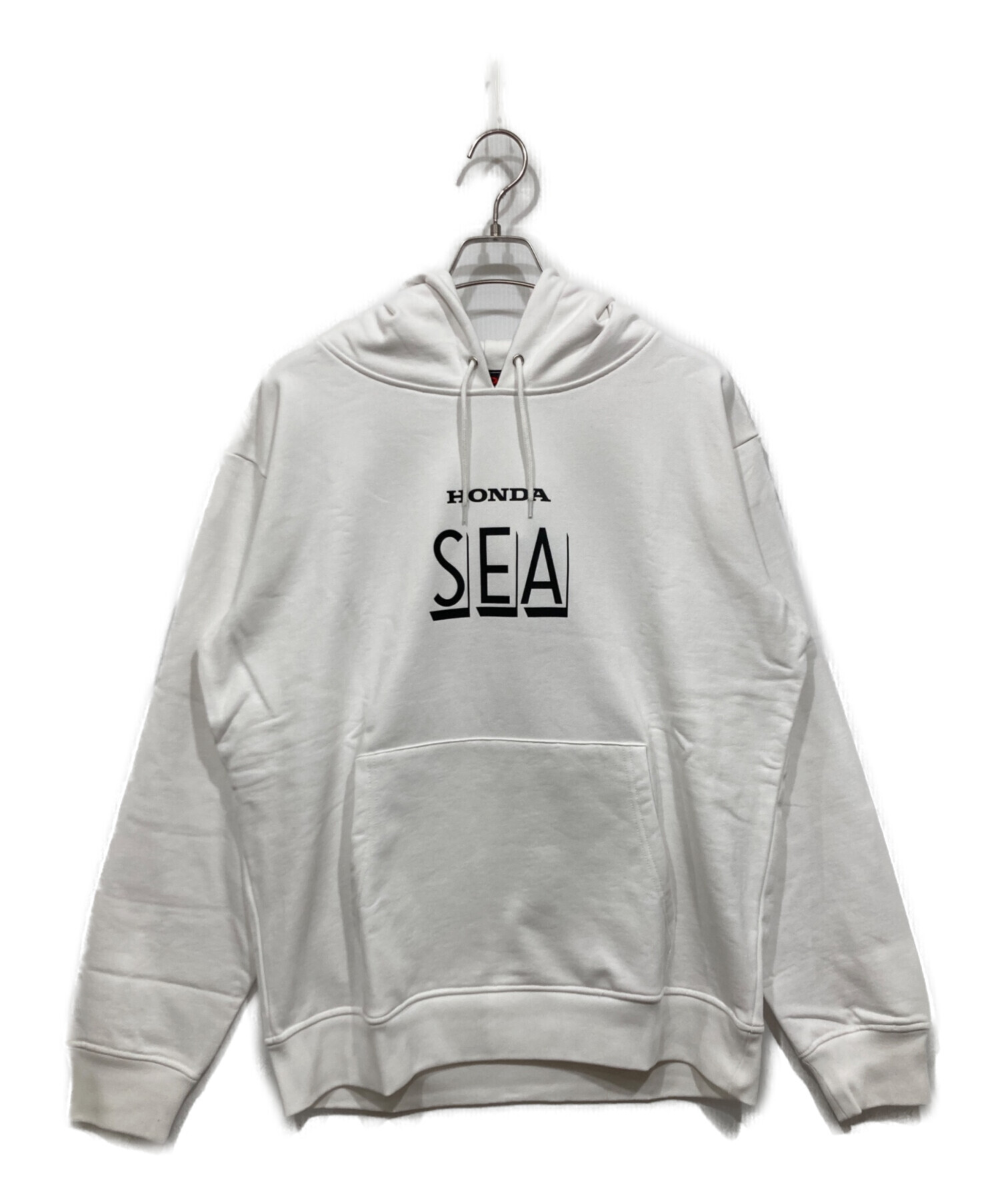 ウィンダンシー 福岡限定ロゴ ホワイト パーカー 新品 中古・古着通販】HONDA (ホンダ) WIND AND SEA (ウィンダンシー) プル