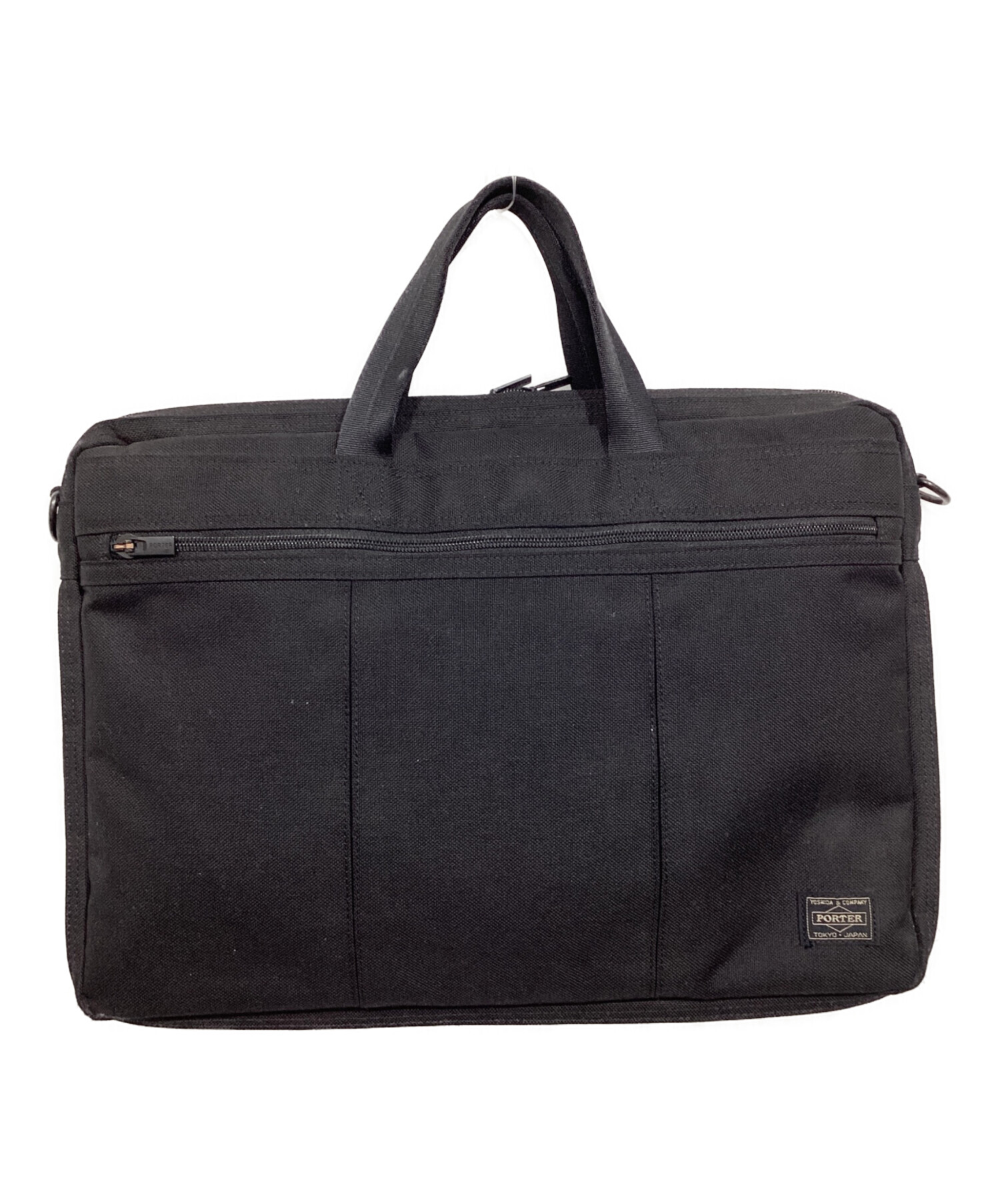 中古・古着通販】PORTER (ポーター) ビジネスバッグ/TENSION ブラック 中古・古着通販】PORTER (ポーター) ビジネスバッグ/TENSION ブラック