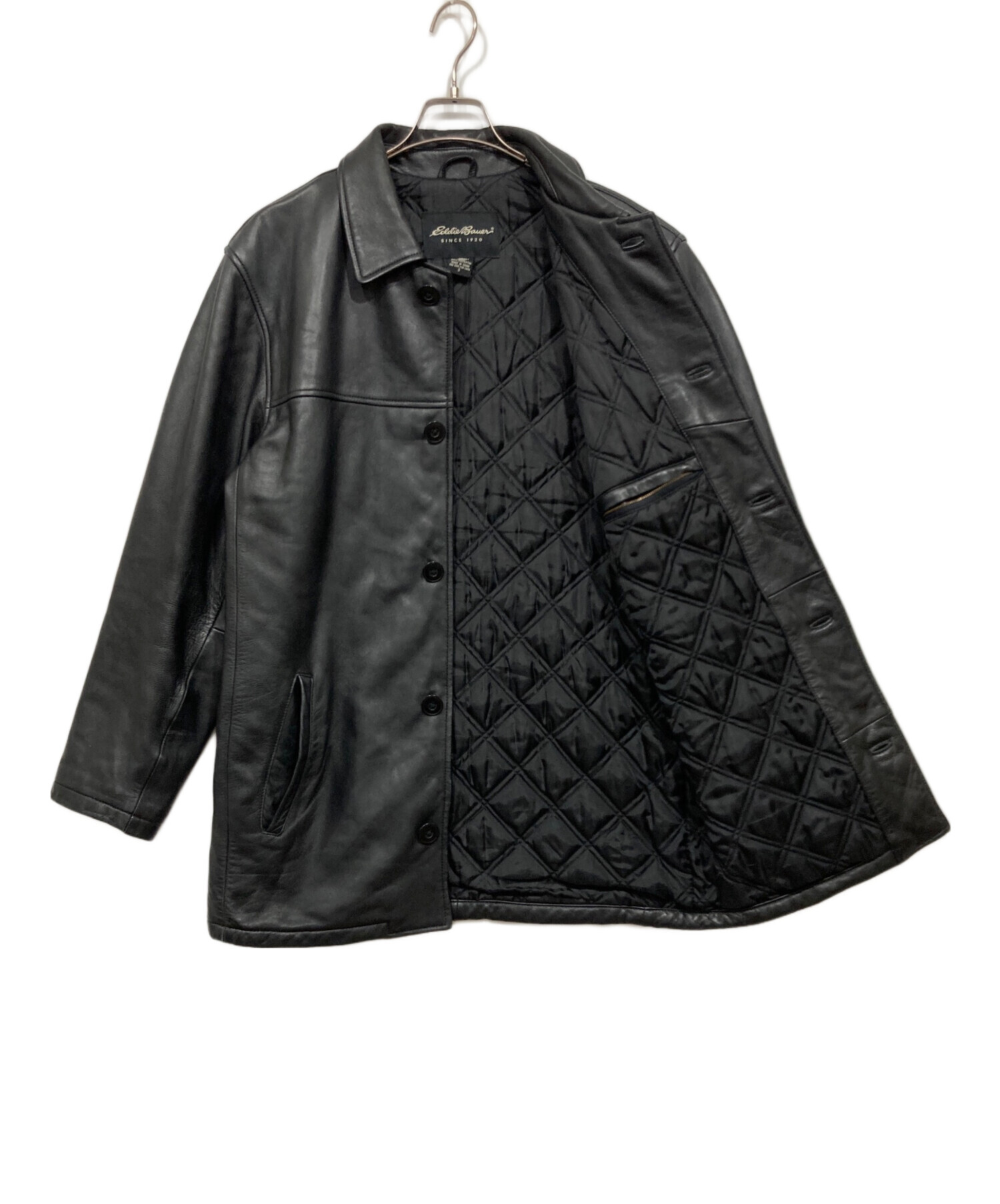 中古・古着通販】Eddie Bauer (エディーバウアー) ラムレザーコート