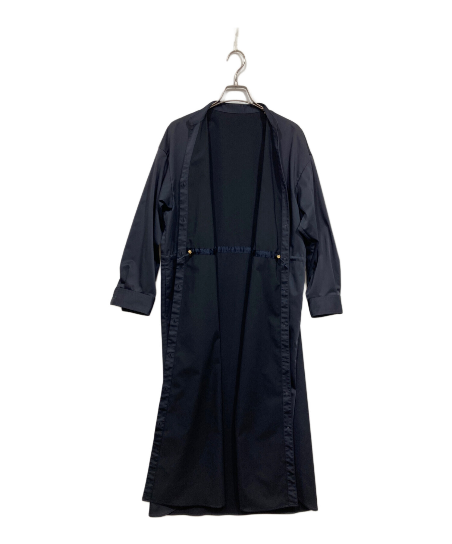 SOÉJU リモンタコートワンピース ネイビー 中古・古着通販】SOEJU (ソージュ) リモンタ コートワンピース