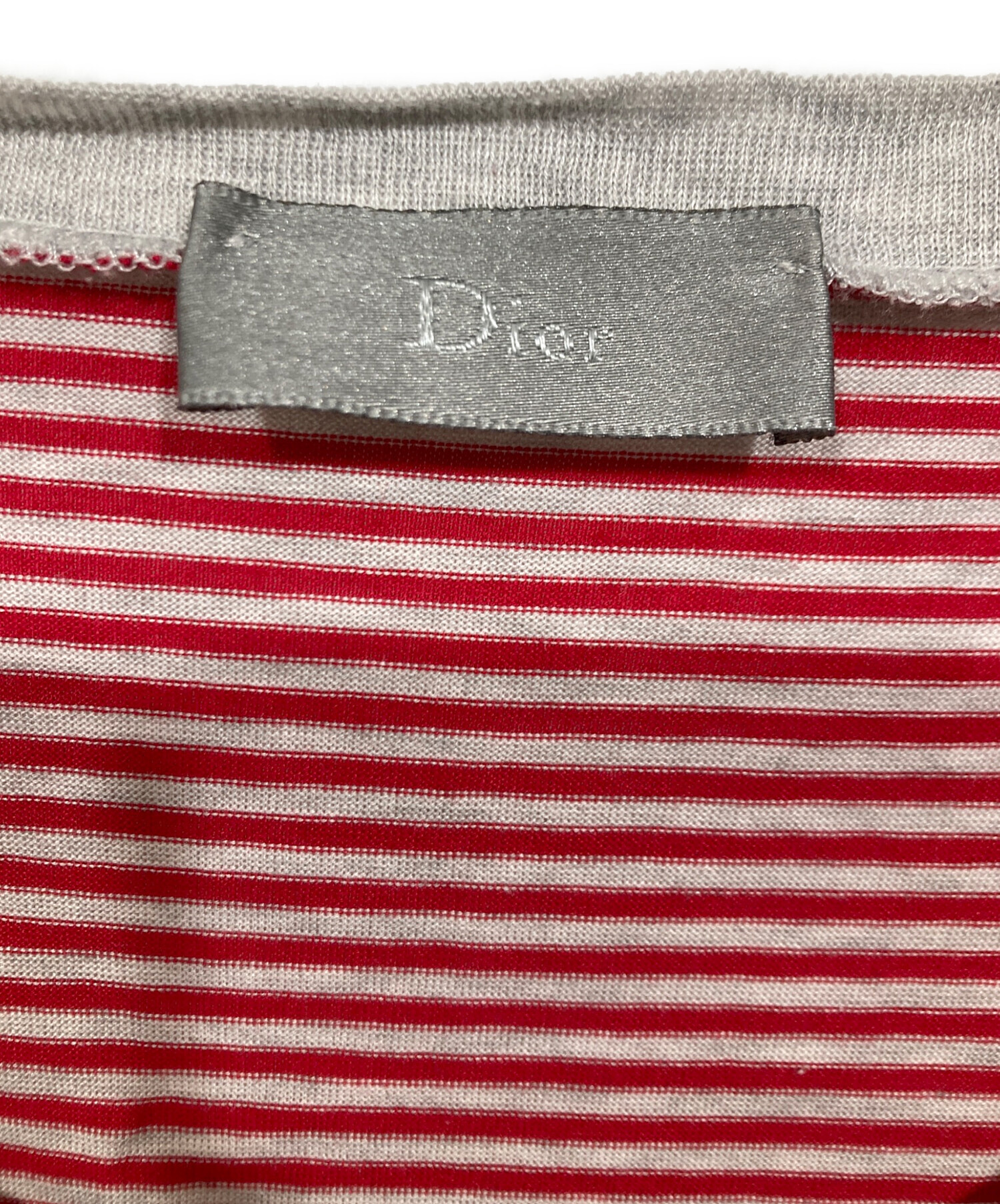 中古・古着通販】DIOR HOMME (ディオール オム) ボーダーTシャツ/05SS