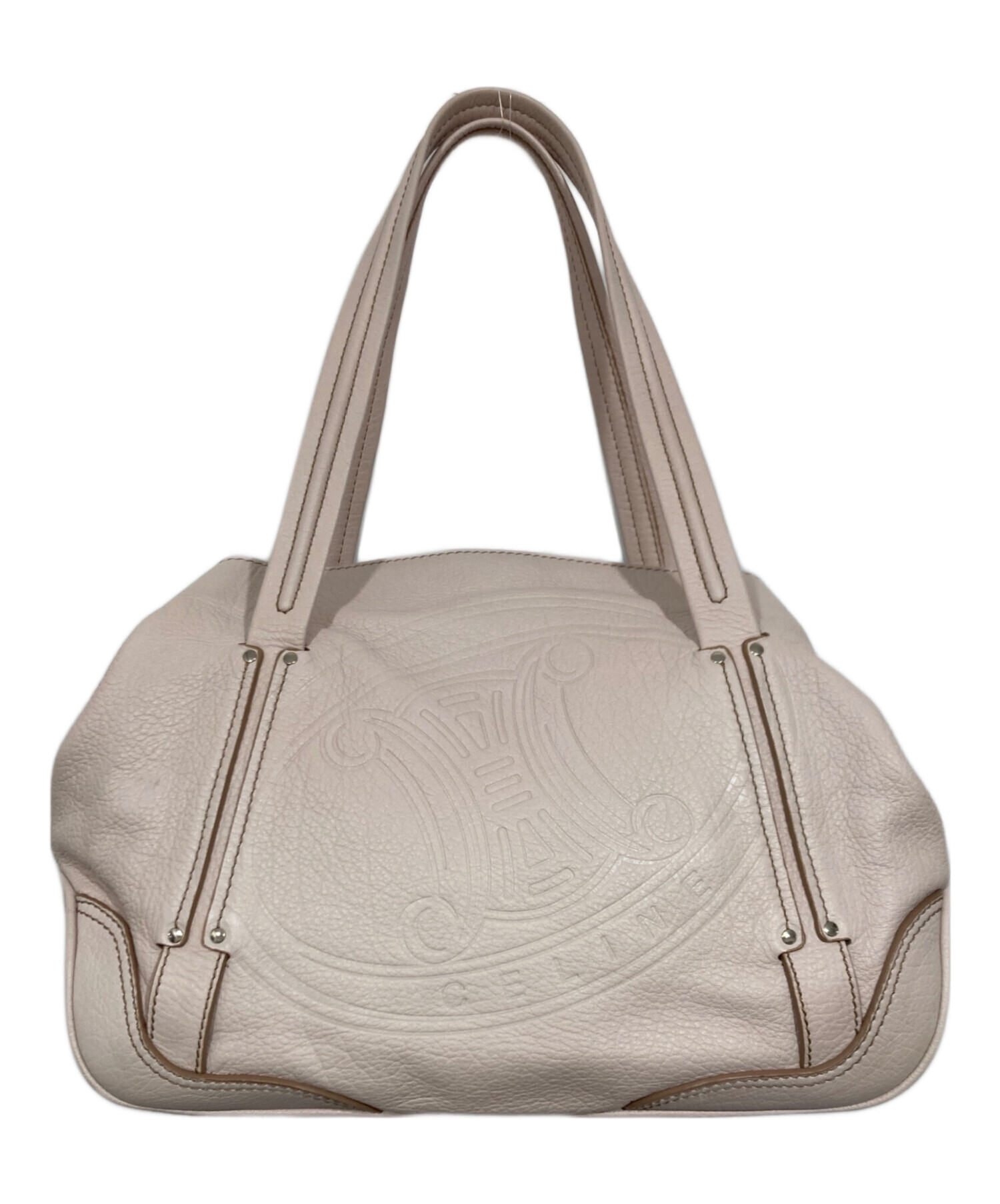古代 中古・古着通販】CELINE (セリーヌ) マカダムレザーショルダーバッグ