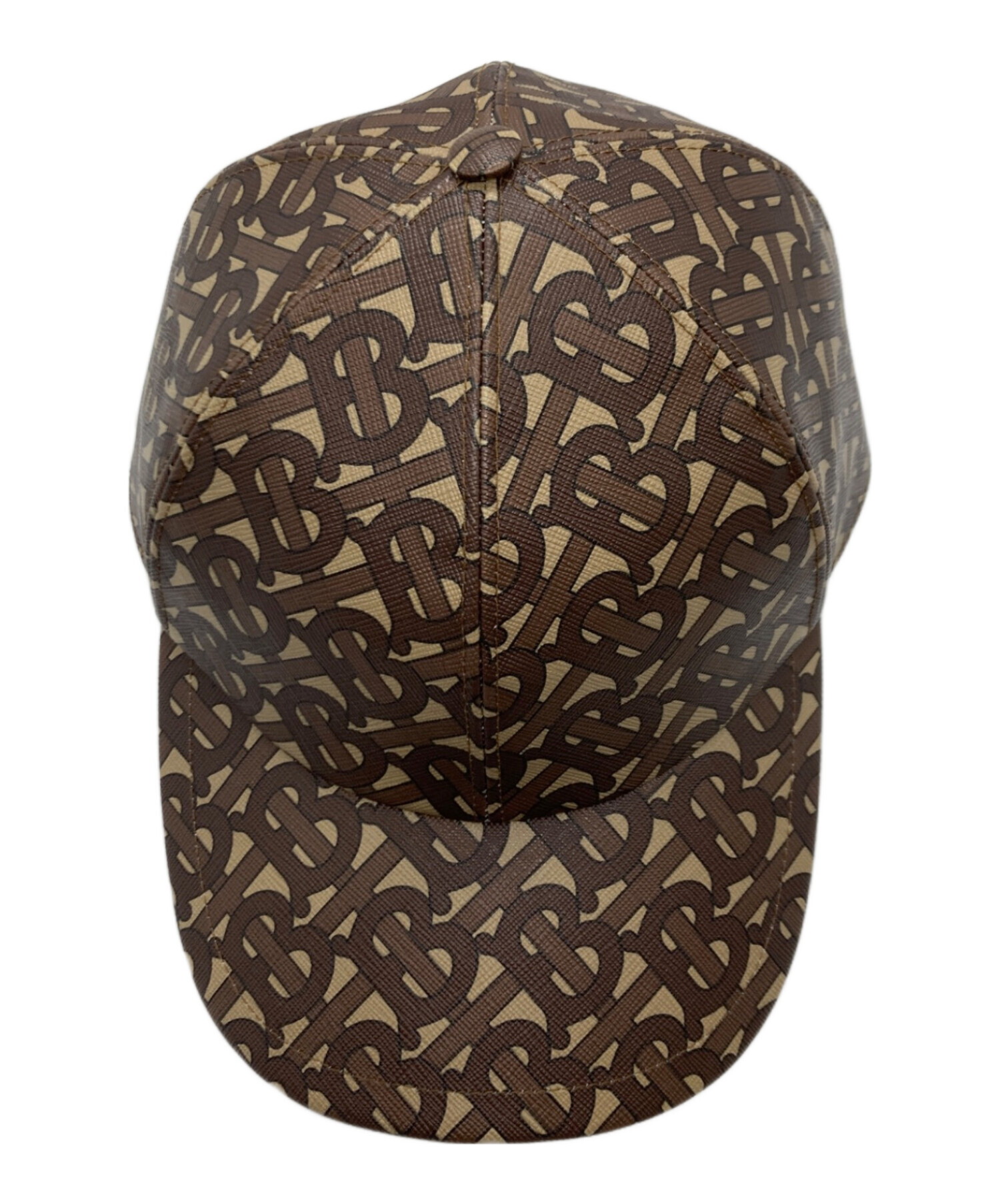 【廃盤色】Burberry TBロゴ　モノグラム　ベースボールキャップ 中古・古着通販】BURBERRY (バーバリー) TBモノグラム PVC ベース