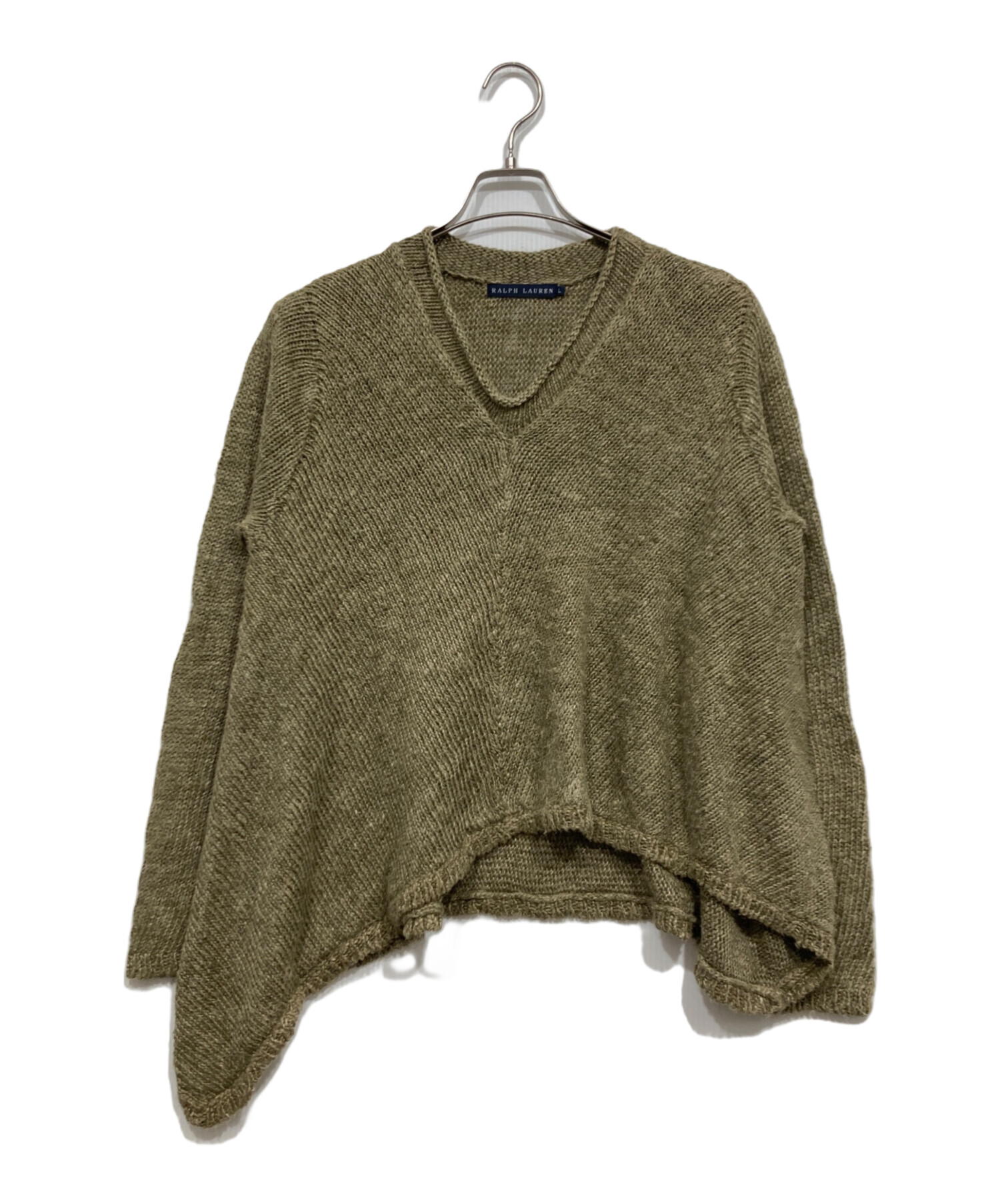 中古・古着通販】RALPH LAUREN (ラルフローレン) リネンデザインニット