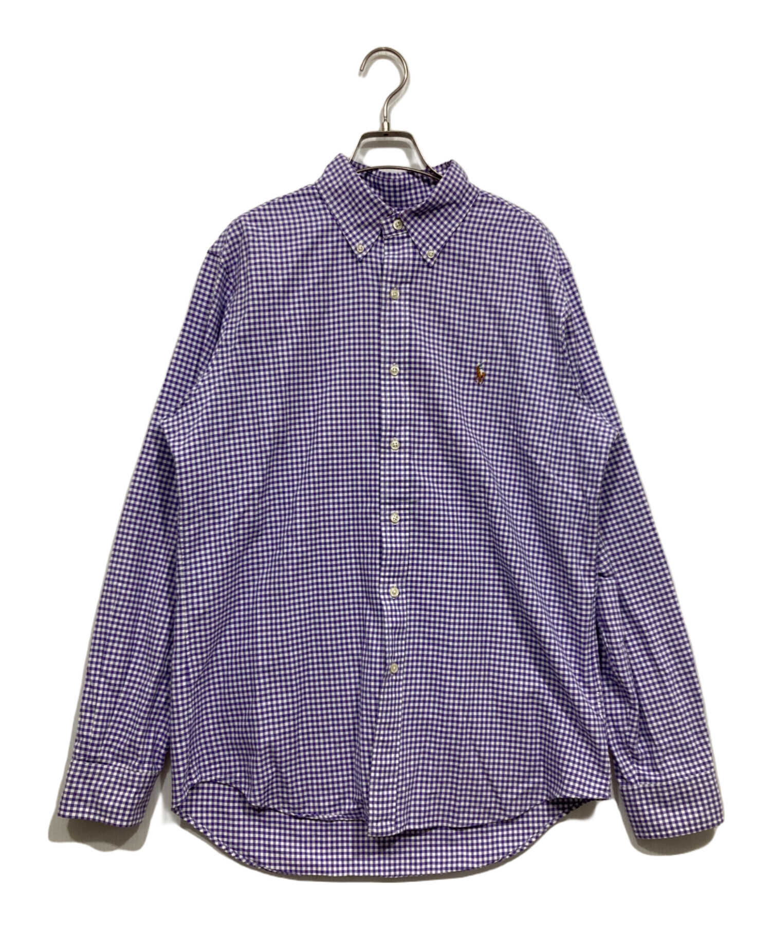 中古・古着通販】RALPH LAUREN (ラルフローレン) ボタンダウンギンガム