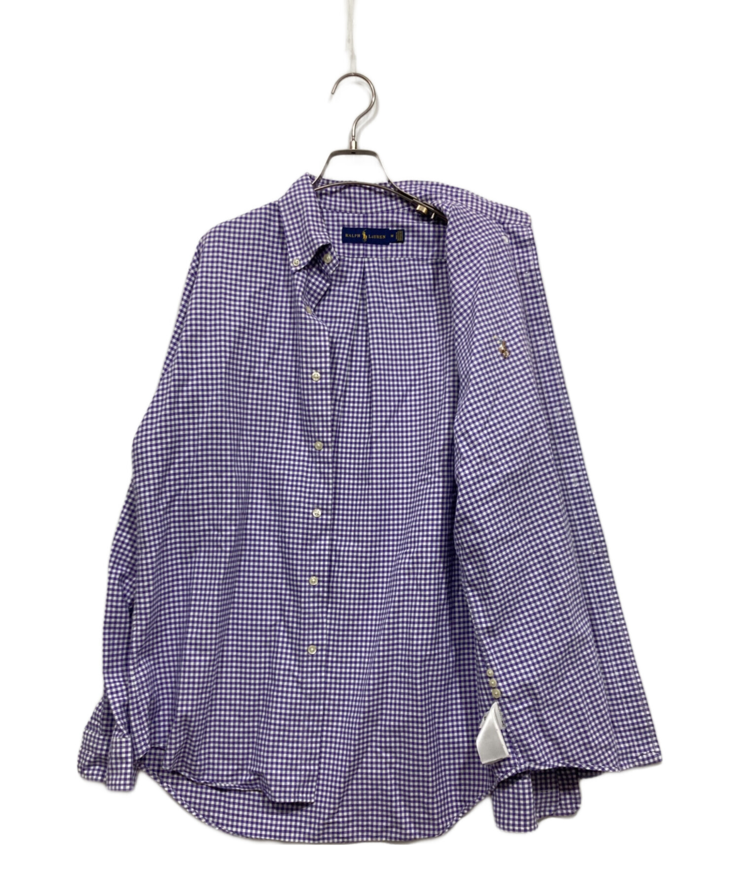 中古・古着通販】RALPH LAUREN (ラルフローレン) ボタンダウンギンガム 