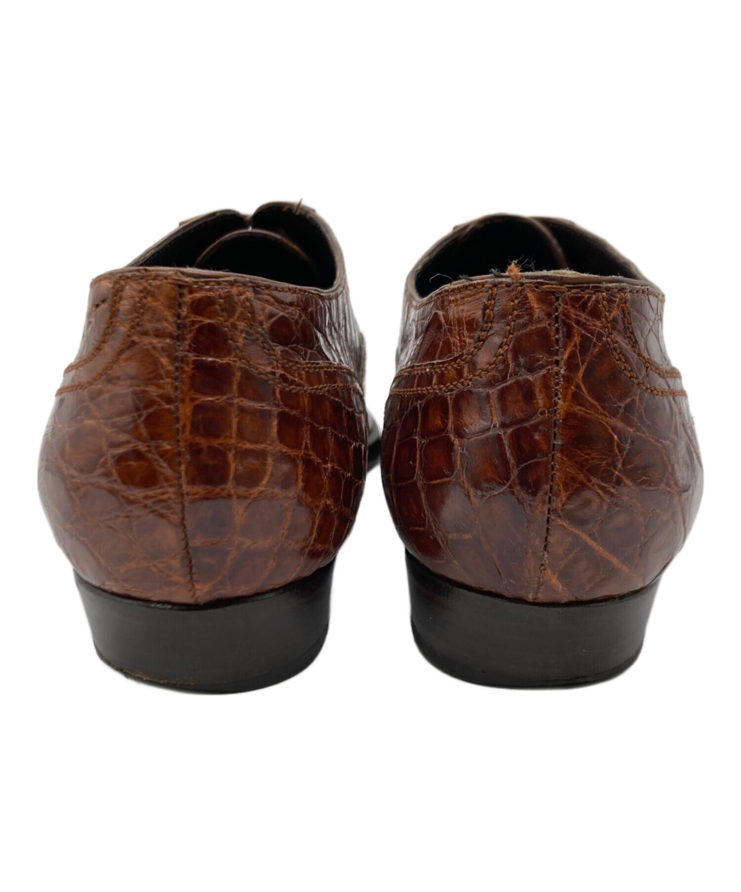 中古・古着通販】PRADA (プラダ) レースアップシューズ ブラウン