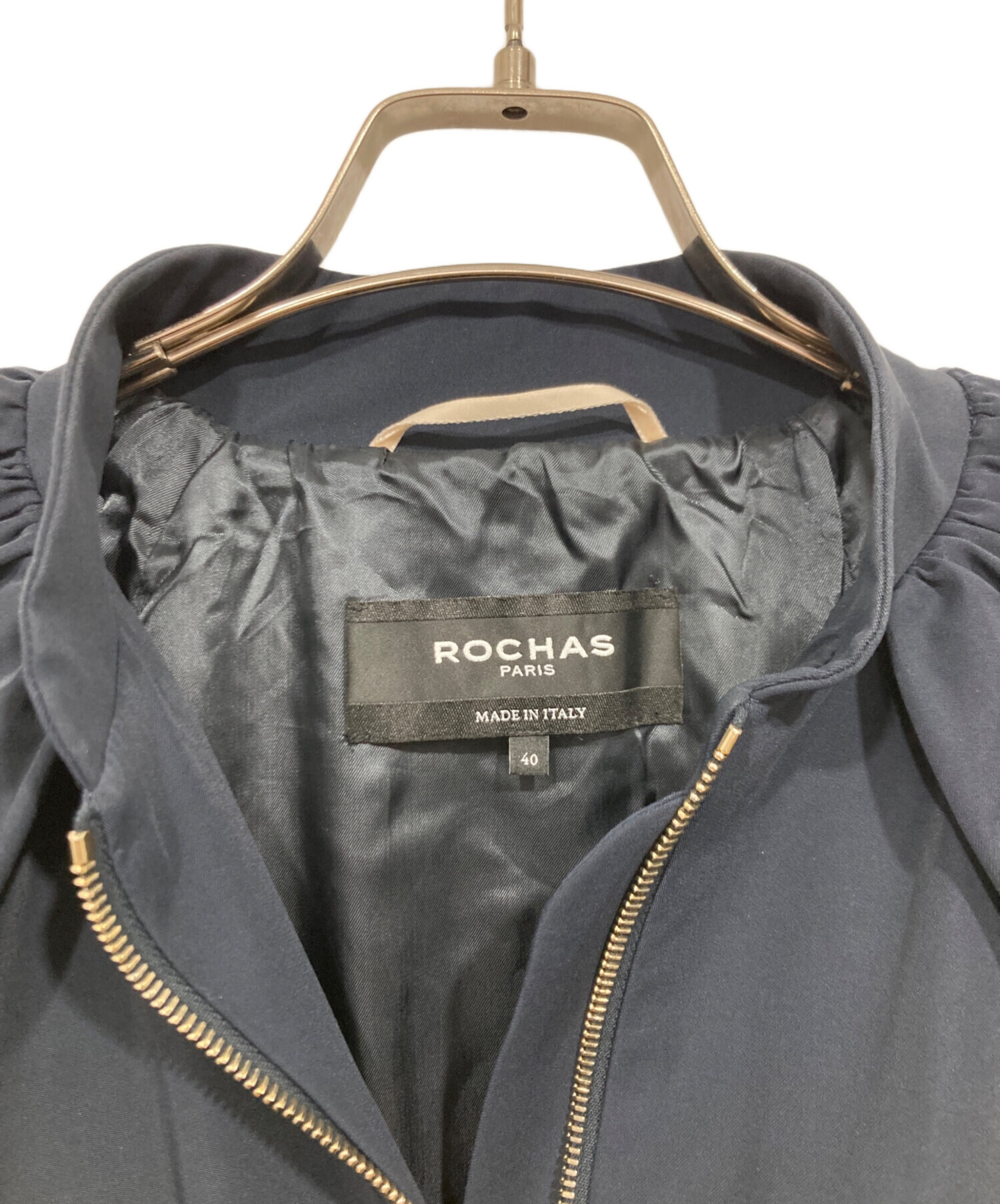 中古・古着通販】ROCHAS (ロシャス) ボリュームスリーブブルゾン