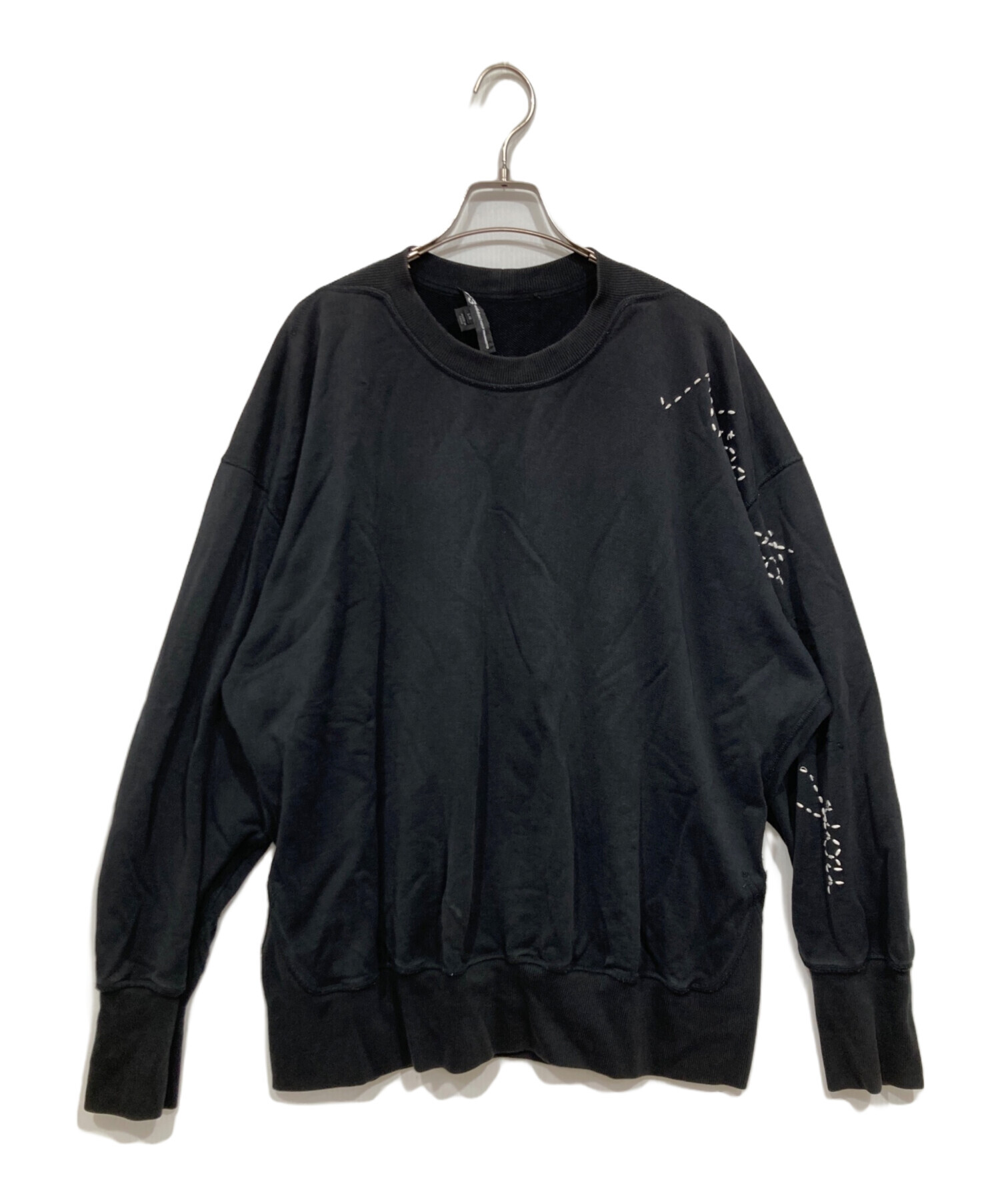 Y-3 ワイスリー スウェット M 黒 【古着】【中古】【送料無料】 中古・古着通販】Y-3 (ワイスリー) サシコスローガンスウェット / M