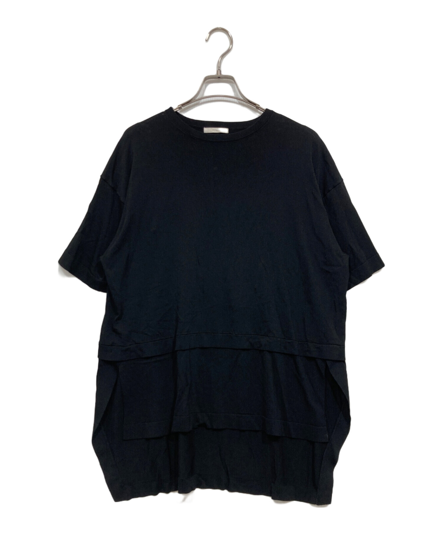 中古・古着通販】LE PHIL (ル フィル) レイヤード風半袖ニット