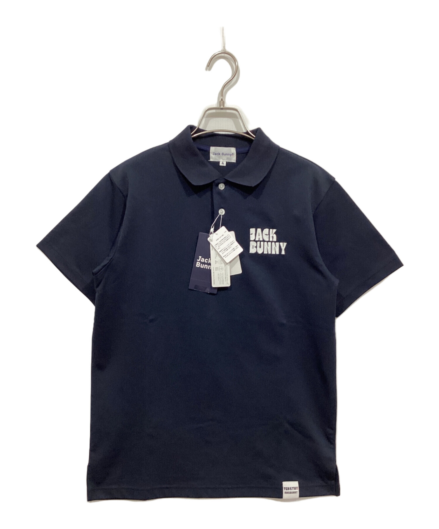 中古・古着通販】JACK BUNNY (ジャックバニー) ポロシャツ ネイビー