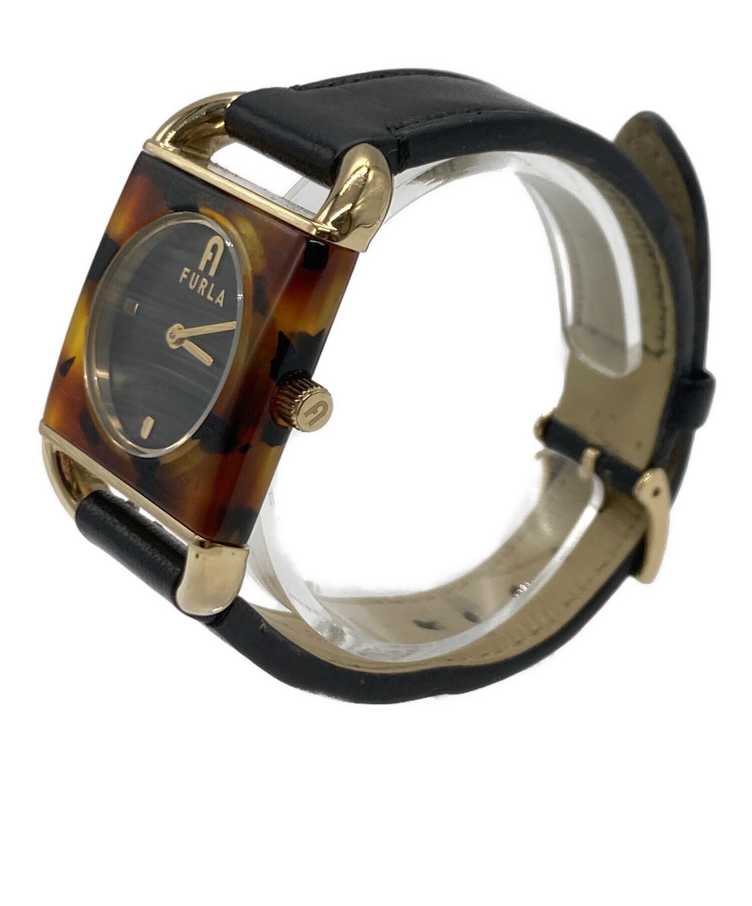 中古・古着通販】FURLA (フルラ) 腕時計 ブラック｜ブランド・古着通販