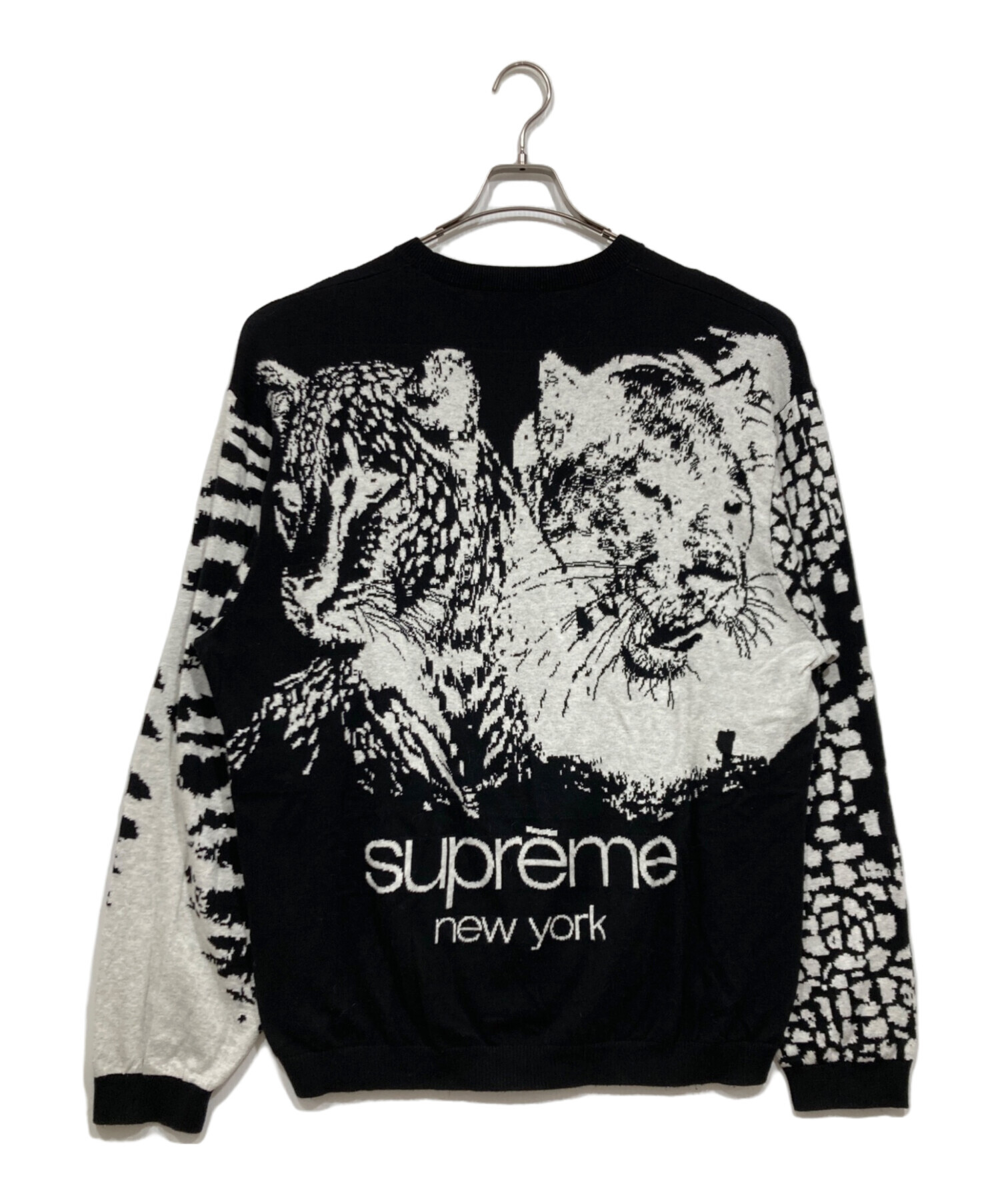 【最終値下げ/美品】Supreme Big Cats Jacquard L/S 中古・古着通販】SUPREME (シュプリーム) Big Cats Jacquard L/S