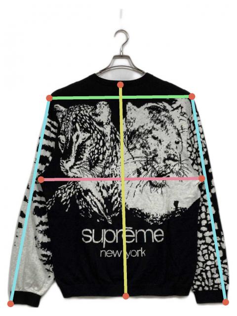 中古・古着通販】SUPREME (シュプリーム) Big Cats Jacquard L/S