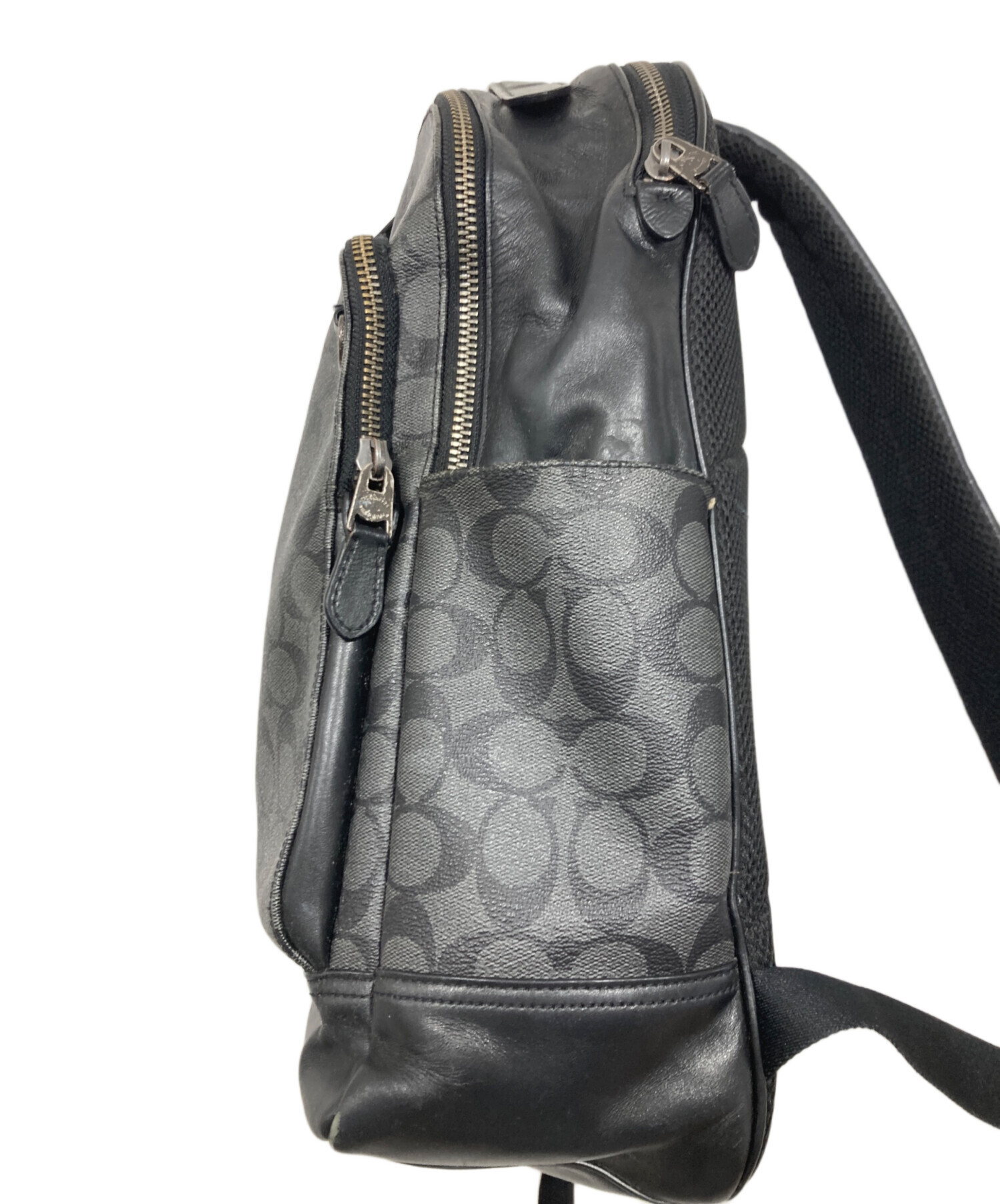 中古・古着通販】COACH (コーチ) リュック ブラック｜ブランド・古着