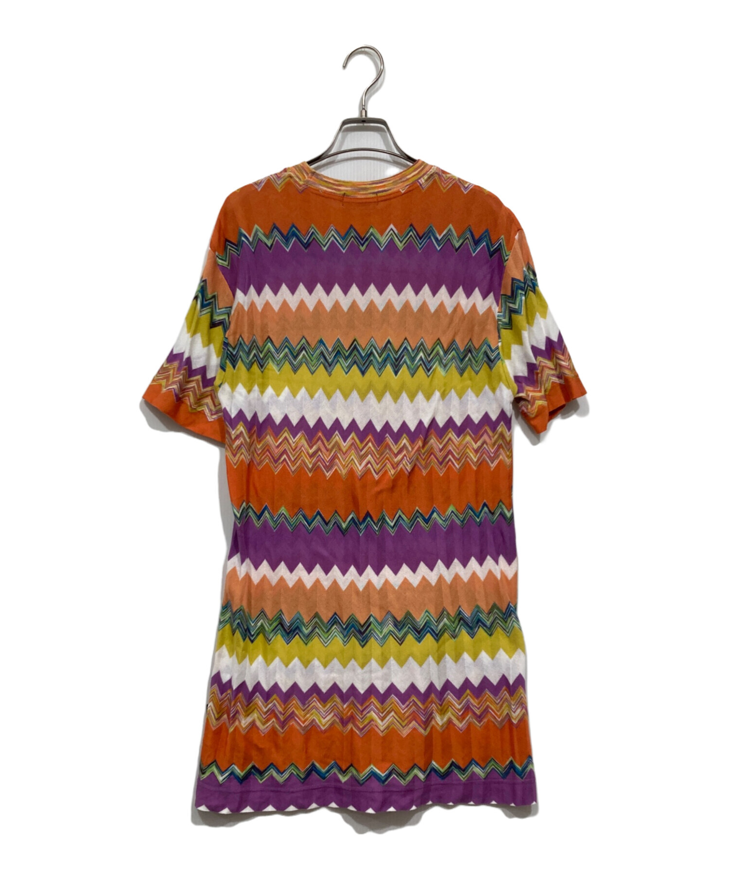 中古・古着通販】MISSONI (ミッソーニ) ジグザグ柄ニットワンピース