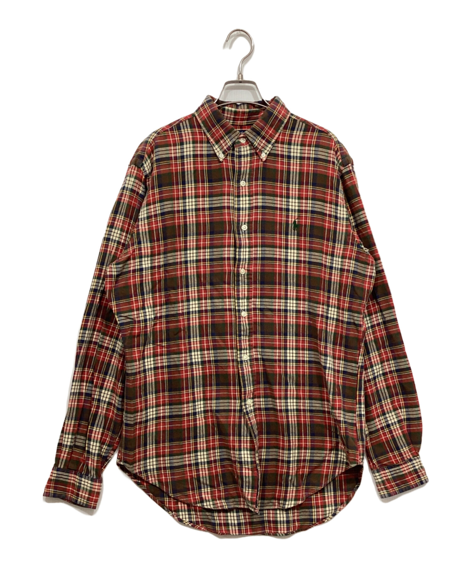 LAUREN RALPH LAUREN リネン100% マドラスチェック シャツ 中古・古着通販】RALPH LAUREN (ラルフローレン) マドラスチェック