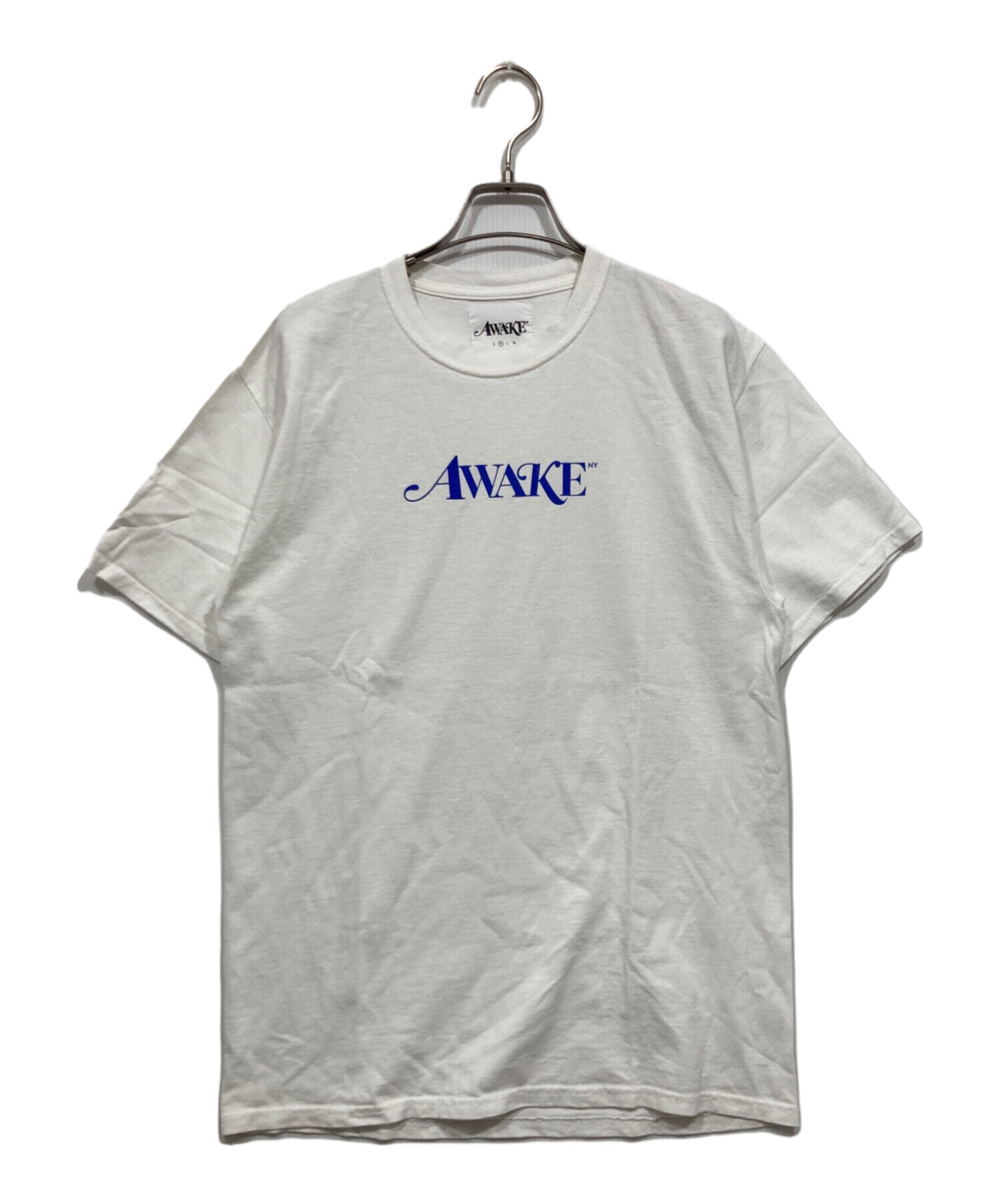 中古・古着通販】AWAKE (アウェイク) ロゴプリントTシャツ ホワイト 