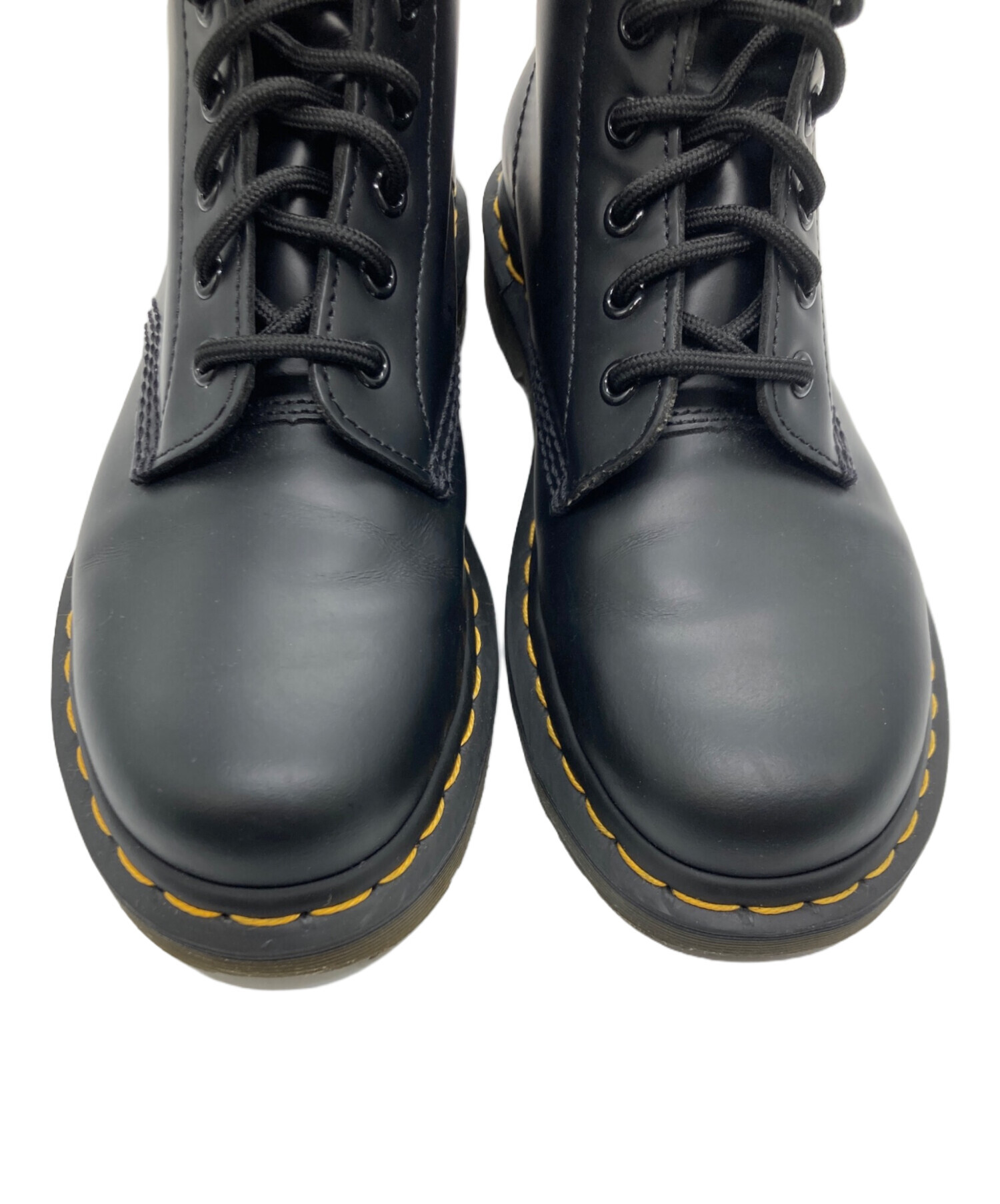 【新古品】Dr.Martens 6ホールブーツ黒 vintage smooth 中古・古着通販】Dr.Martens (ドクターマーチン) 6ホールブーツ