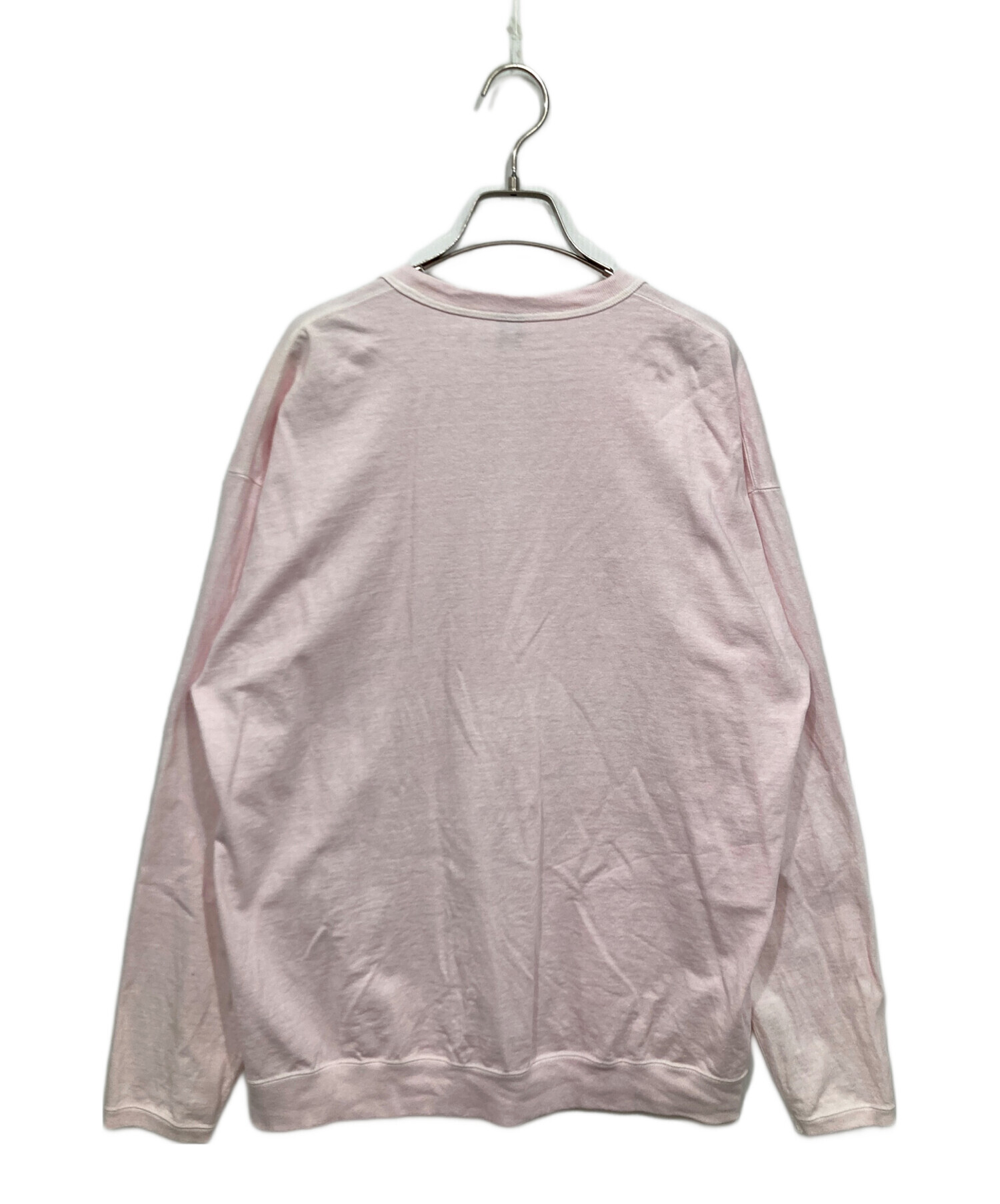 中古・古着通販】good on (グッドオン) HEAVY TEE CARDIGAN ピンク