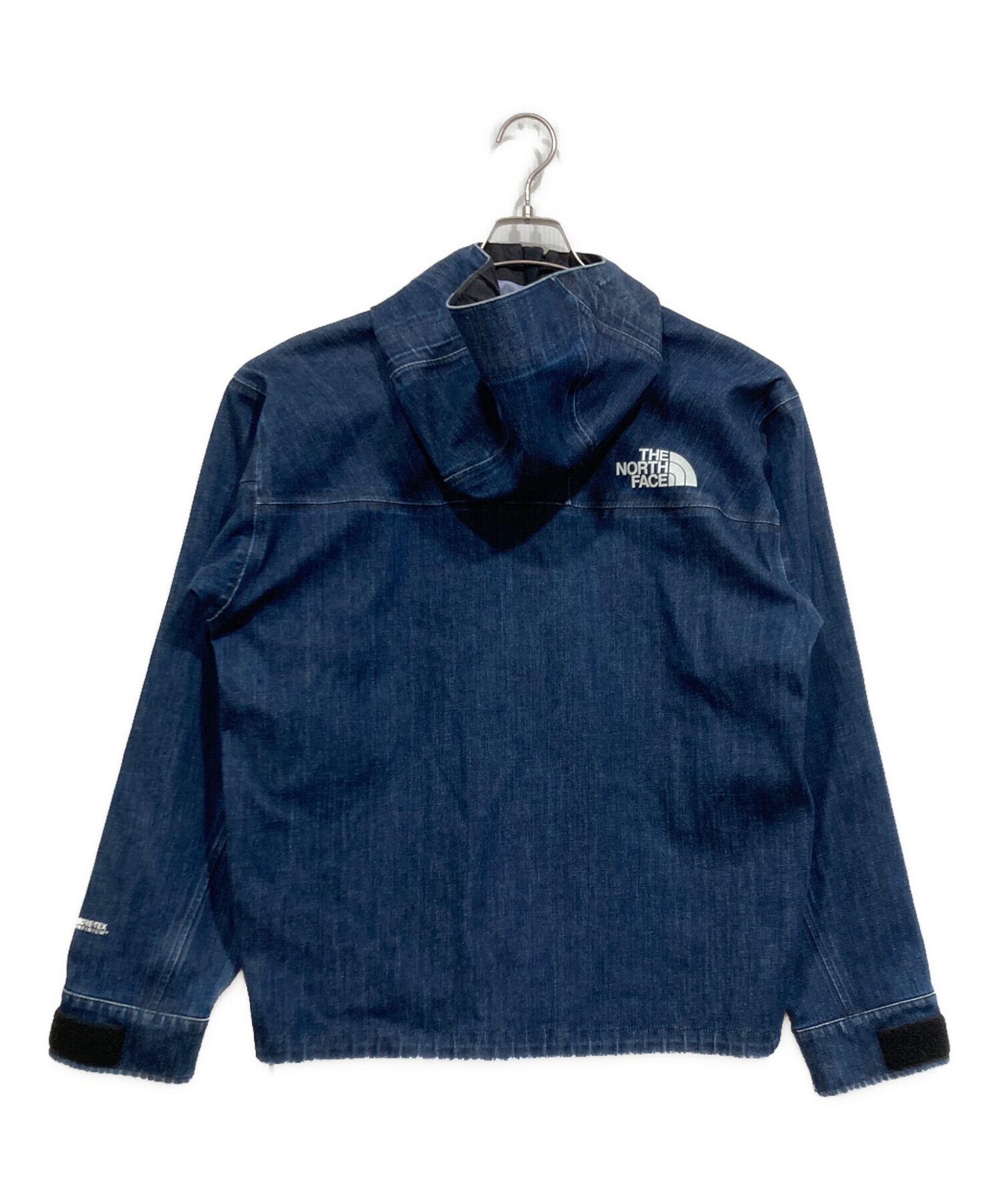 THE NORTH FACE マウンテンパーカー M デニムブルー/ブラック 中古・古着通販】THE NORTH FACE (ザ ノース フェイス) デニム
