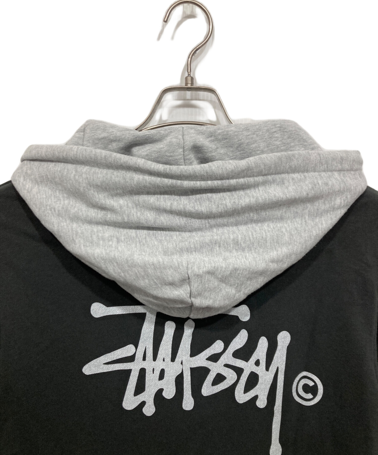 中古・古着通販】stussy (ステューシー) プルオーバーパーカー グレー